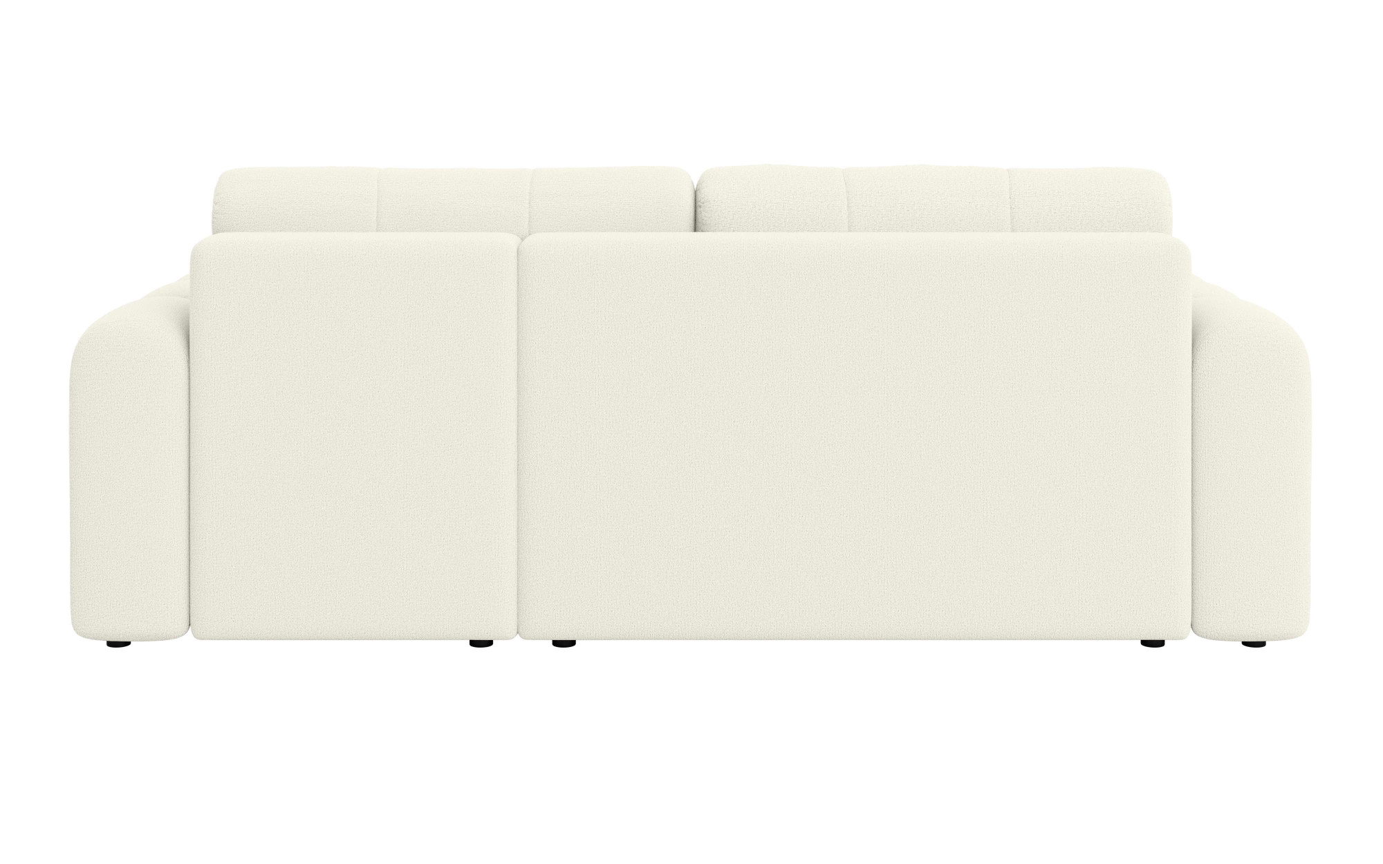 INOSIGN Ecksofa »Manilla, wahlweise mit Bettfunktion, B/T/H 265/170/91 cm« L-Form mit Recamiere rechts/links bestellbar, Wellenunterfederung