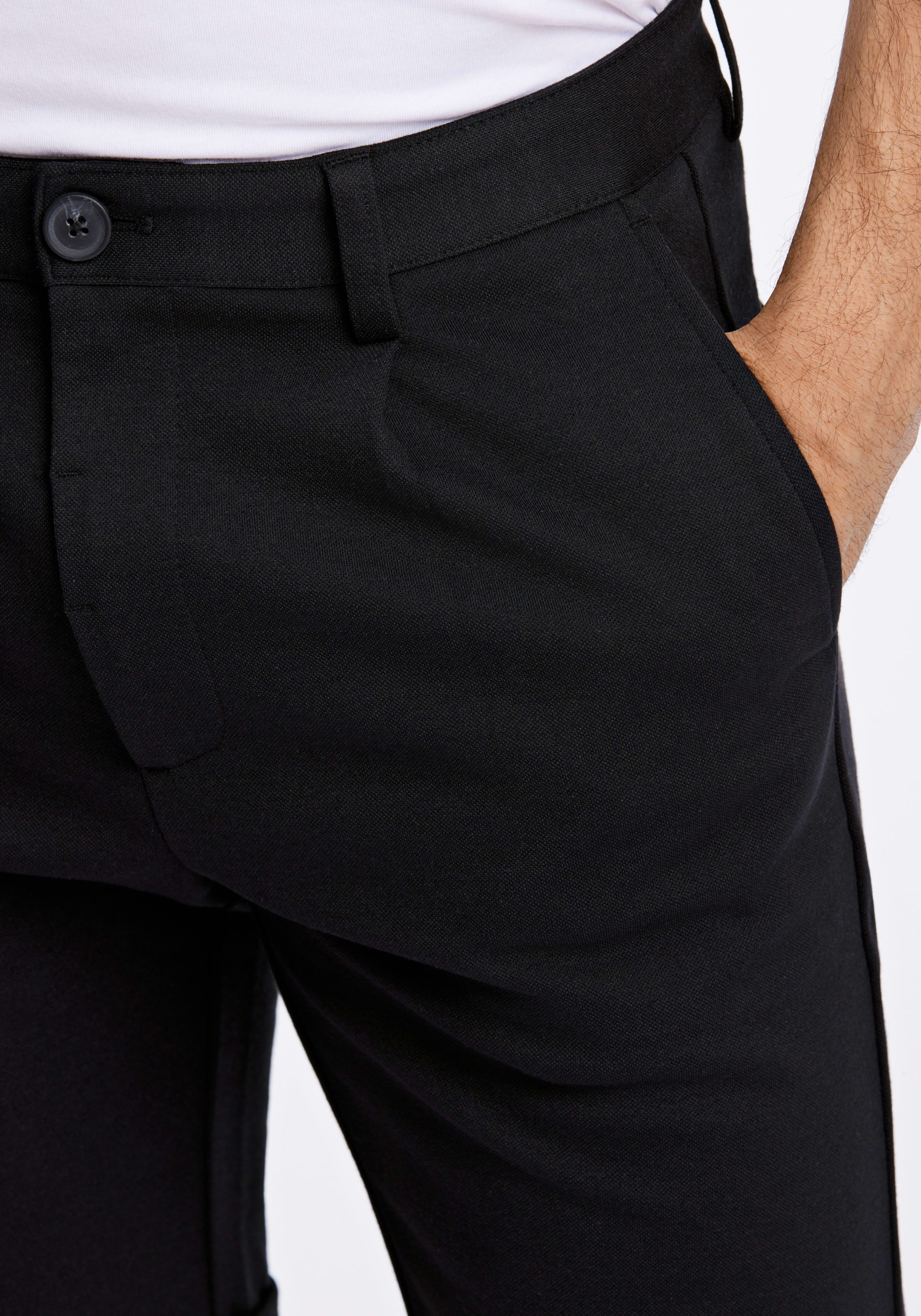 LINDBERGH Short en chino  en Slim Fit avec viscose et stretch