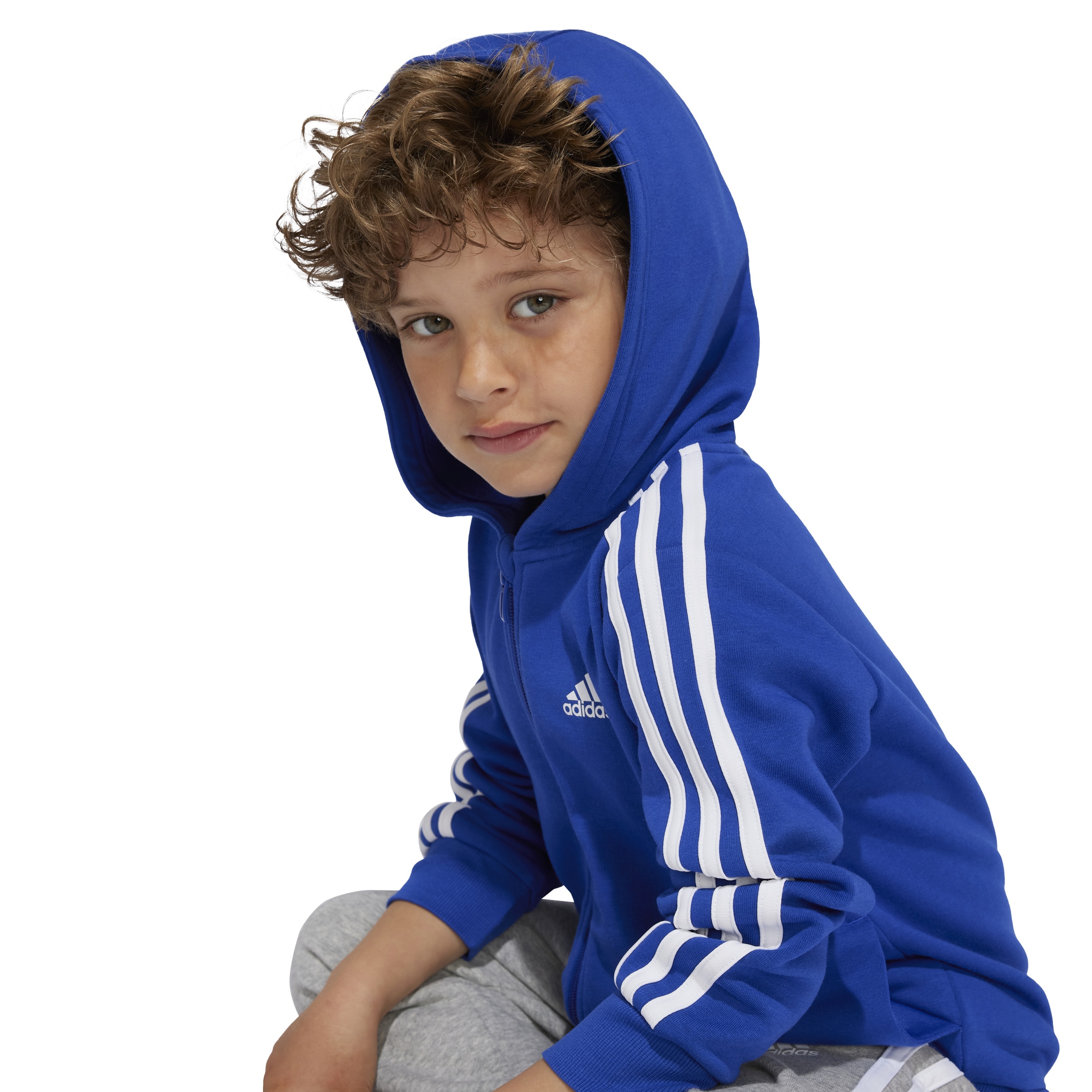 adidas Sportswear Outdoorjacke »LK 3S FL FZ HD«