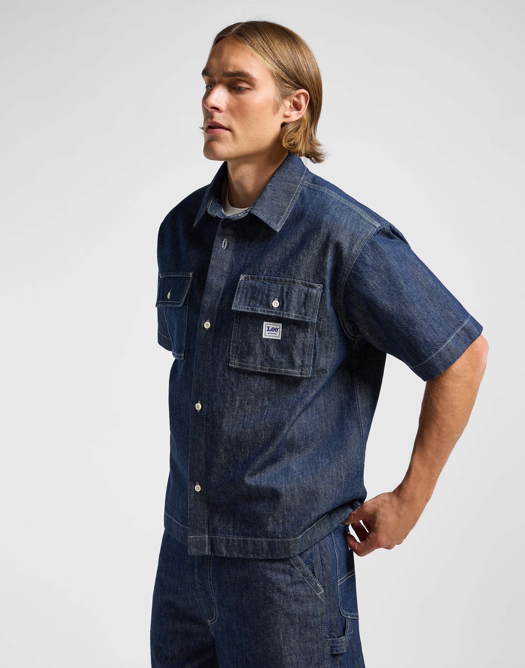 Lee® Jeanshemd »LEE Jeanshemd Shortsleeve Workwear Shirt«