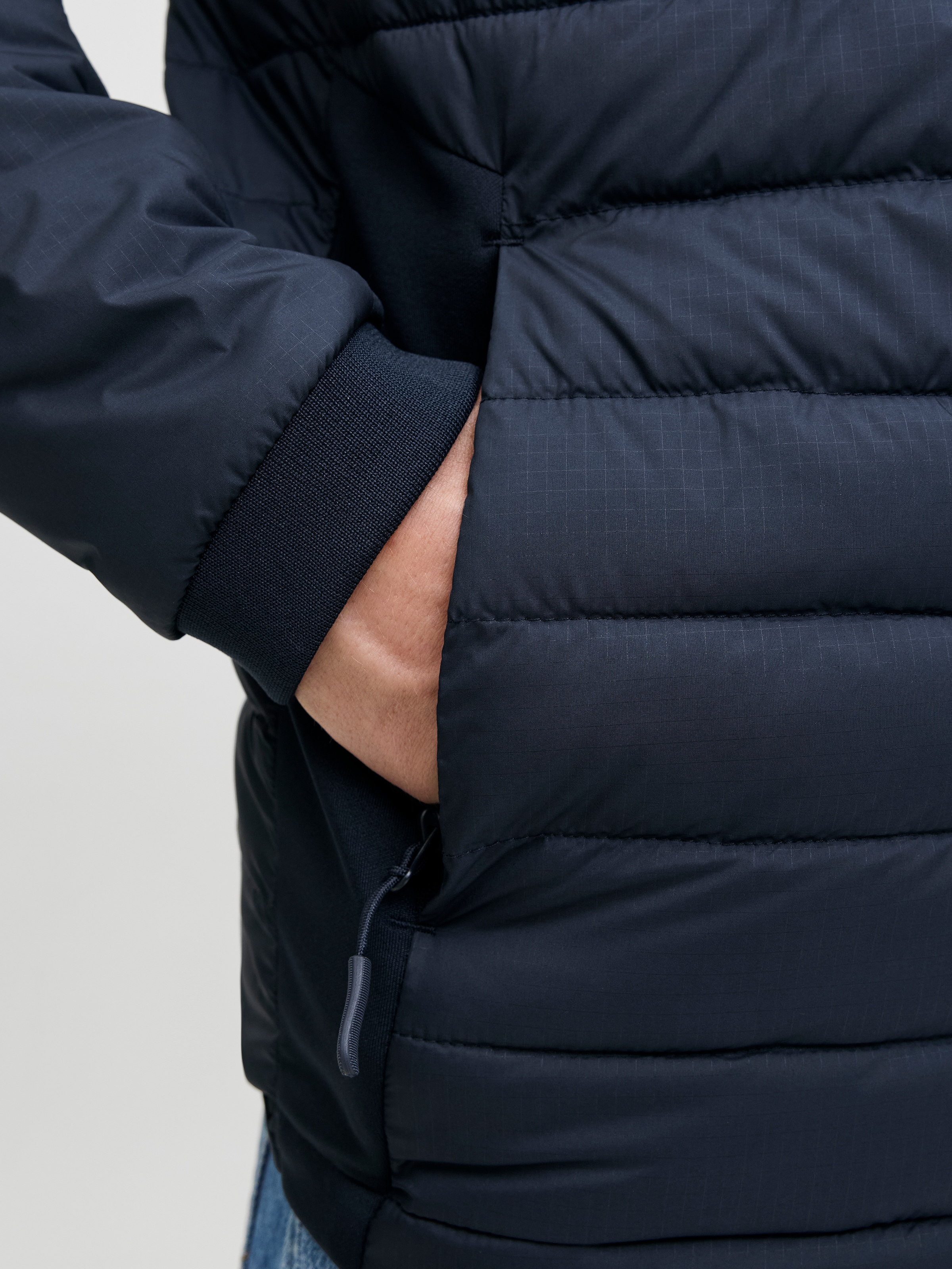 Jack & Jones Steppjacke »JJESTATE HYBRID JACKET NOOS« mit Kapuze mit Kapuze