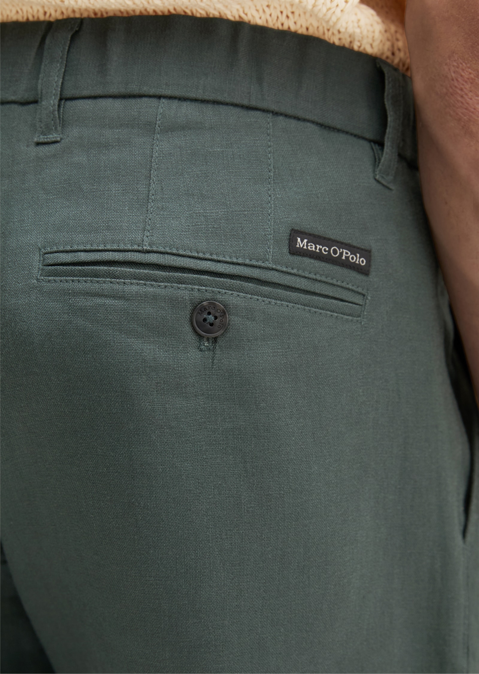 Marc O'Polo Pantalon en lin »Osby jogger pleats«