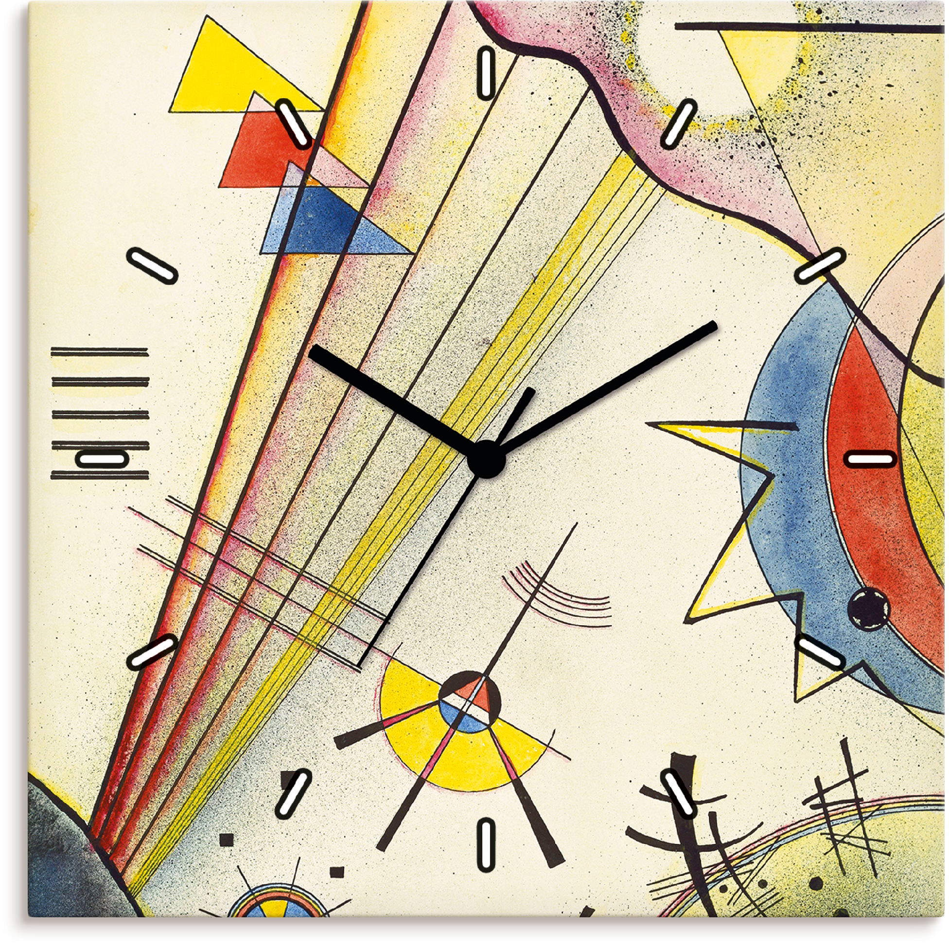 Image of Artland Wanduhr »Deutliche Verbindung. 1925«, lautlos, ohne Tickgeräusche, nicht tickend, geräuschlos - wählbar: Funkuhr o. Quarzuhr, moderne Uhr für Wohnzimmer, Küche etc. - Stil: modern bei Ackermann Versand Schweiz