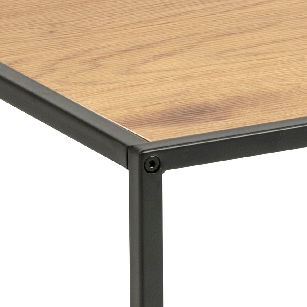ACTONA GROUP Couchtisch Metallgestell im modernen Industrie-Look, quadratisch, Breite 60 cm