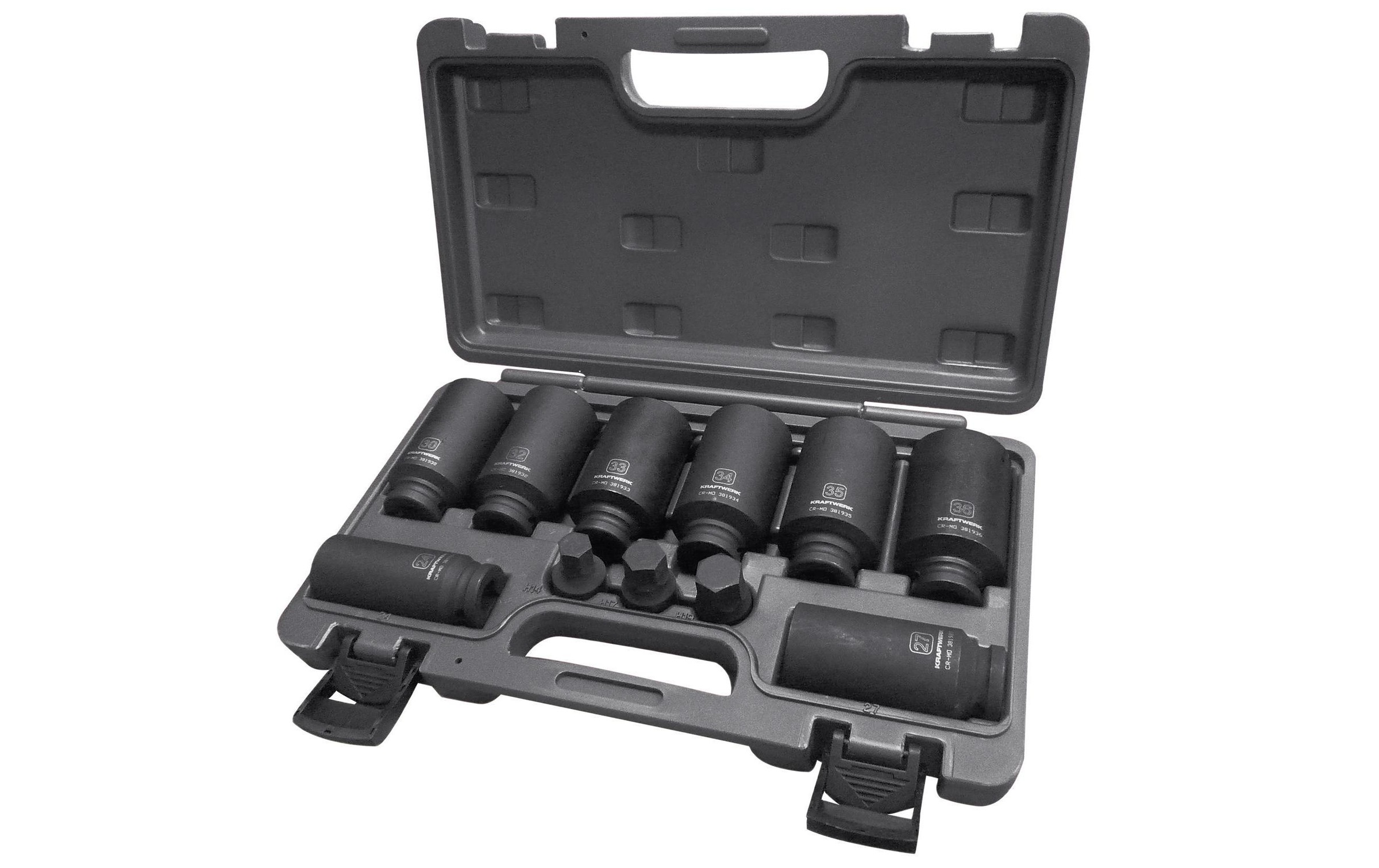 Image of Kraftwerk Werkzeugset »Schlag-Stecknuss-Satz 1/2"«, (11 St.) bei Ackermann Versand Schweiz
