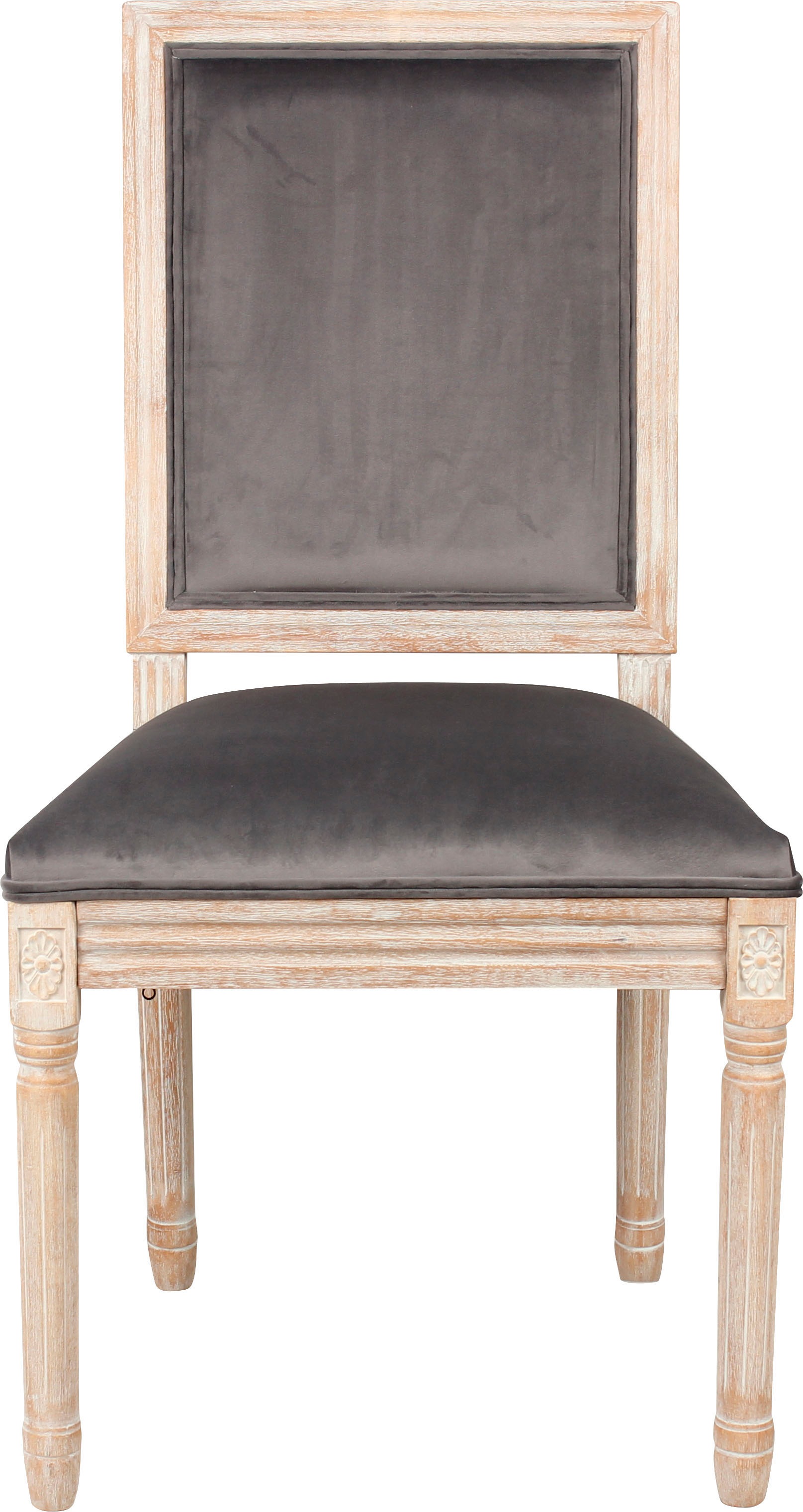 Image of Timbers Esszimmerstuhl »Hog Creek«, (Set), Luxus-Microfaser, In 2 Farben, Teilmassiv, 2er-Set bei Ackermann Versand Schweiz