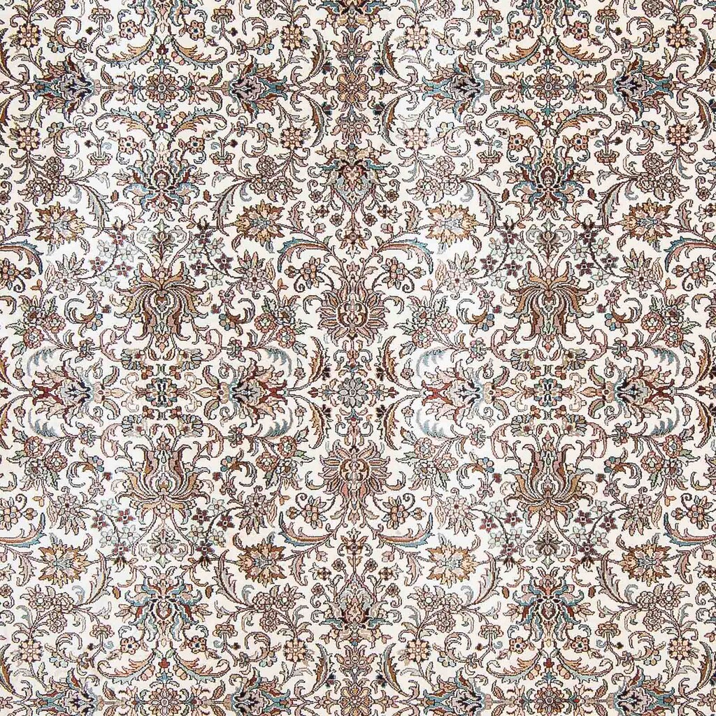 morgenland Seidenteppich »Seidenteppich - Kaschmir Seide quadratisch - 246 x 243 cm - beige«, quadratisch
