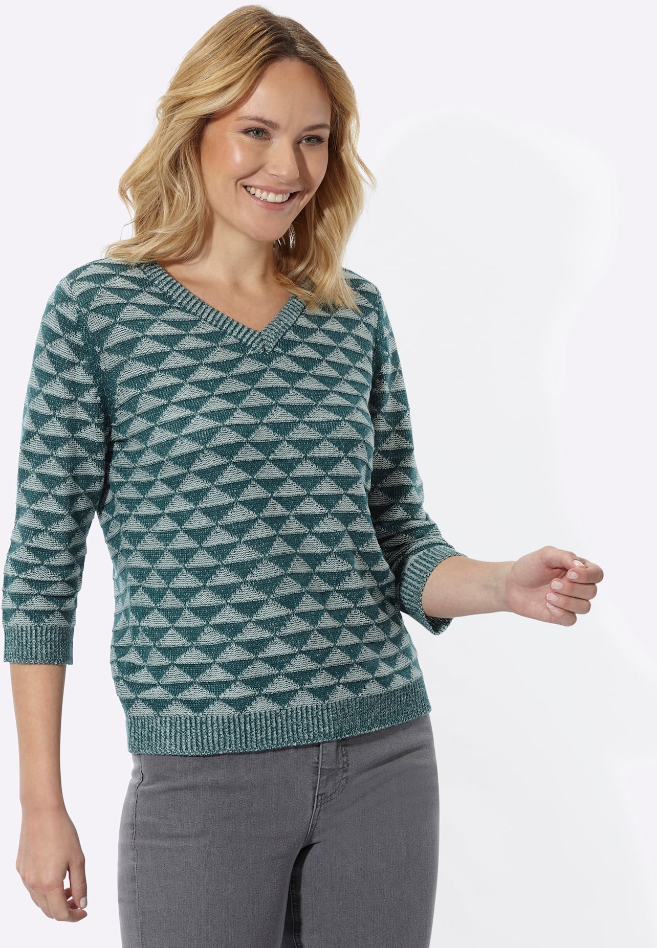 Image of Classic Basics V-Ausschnitt-Pullover "V-Pullover"