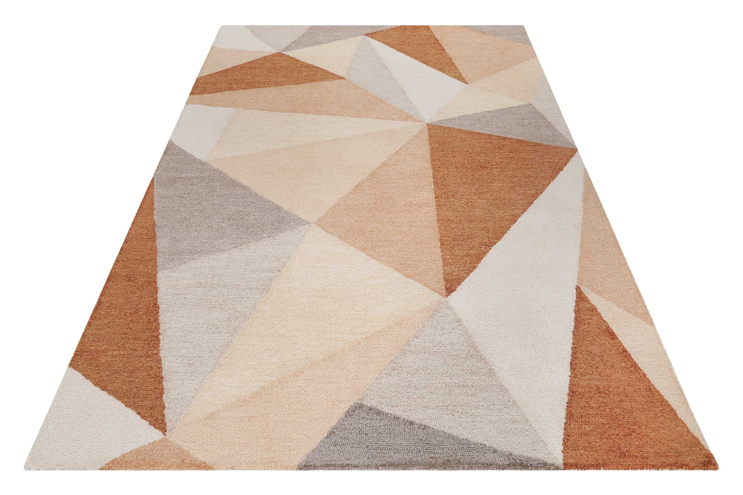 Image of Wecon home Teppich "Next Time 2.0" rechteckig 8 mm Höhe modern, handgefertigt, geometrisches Design für Wohn-, Schlafzimmer