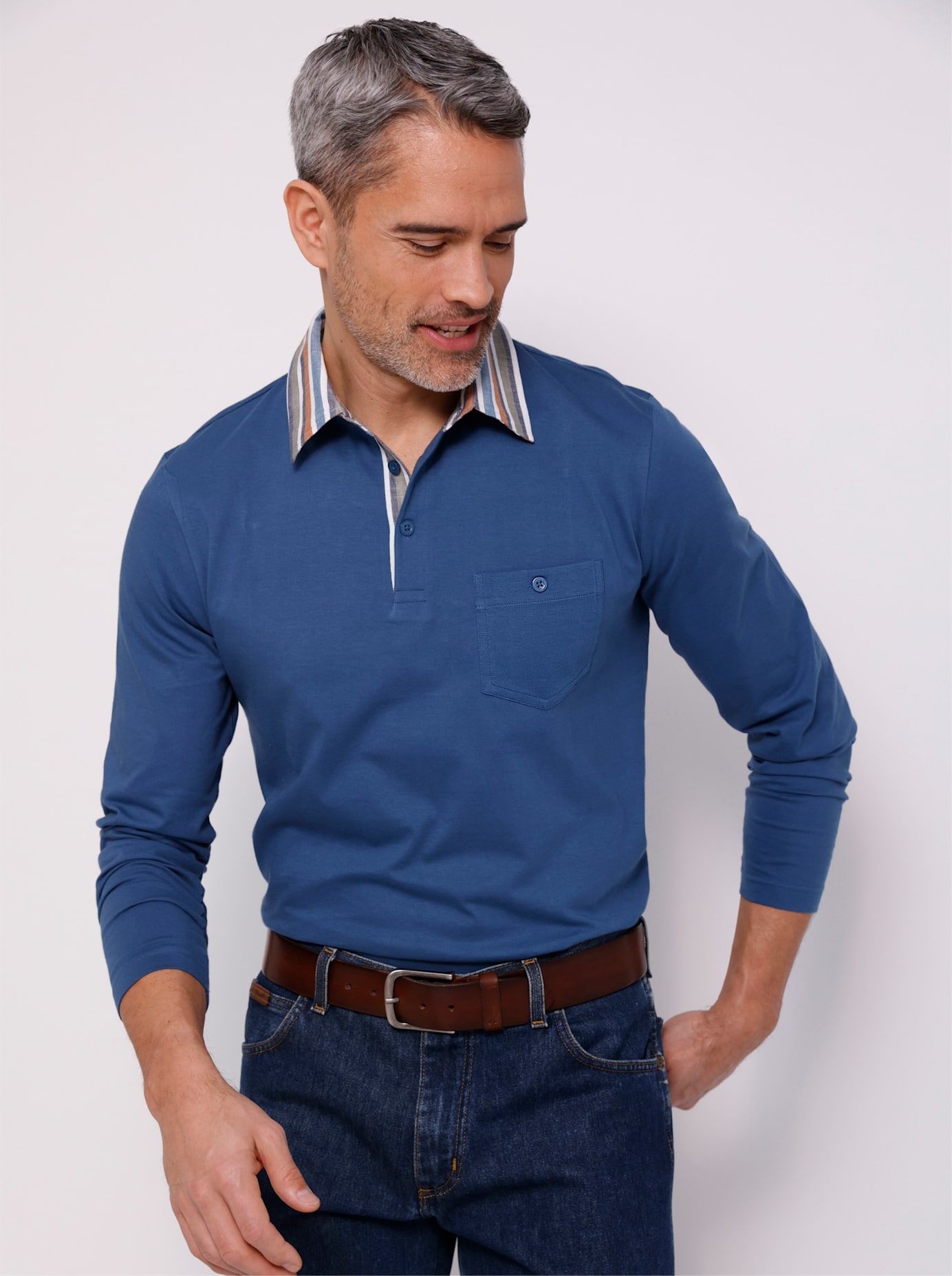 Image of Classic Poloshirt "Langarm-Poloshirt" 1
