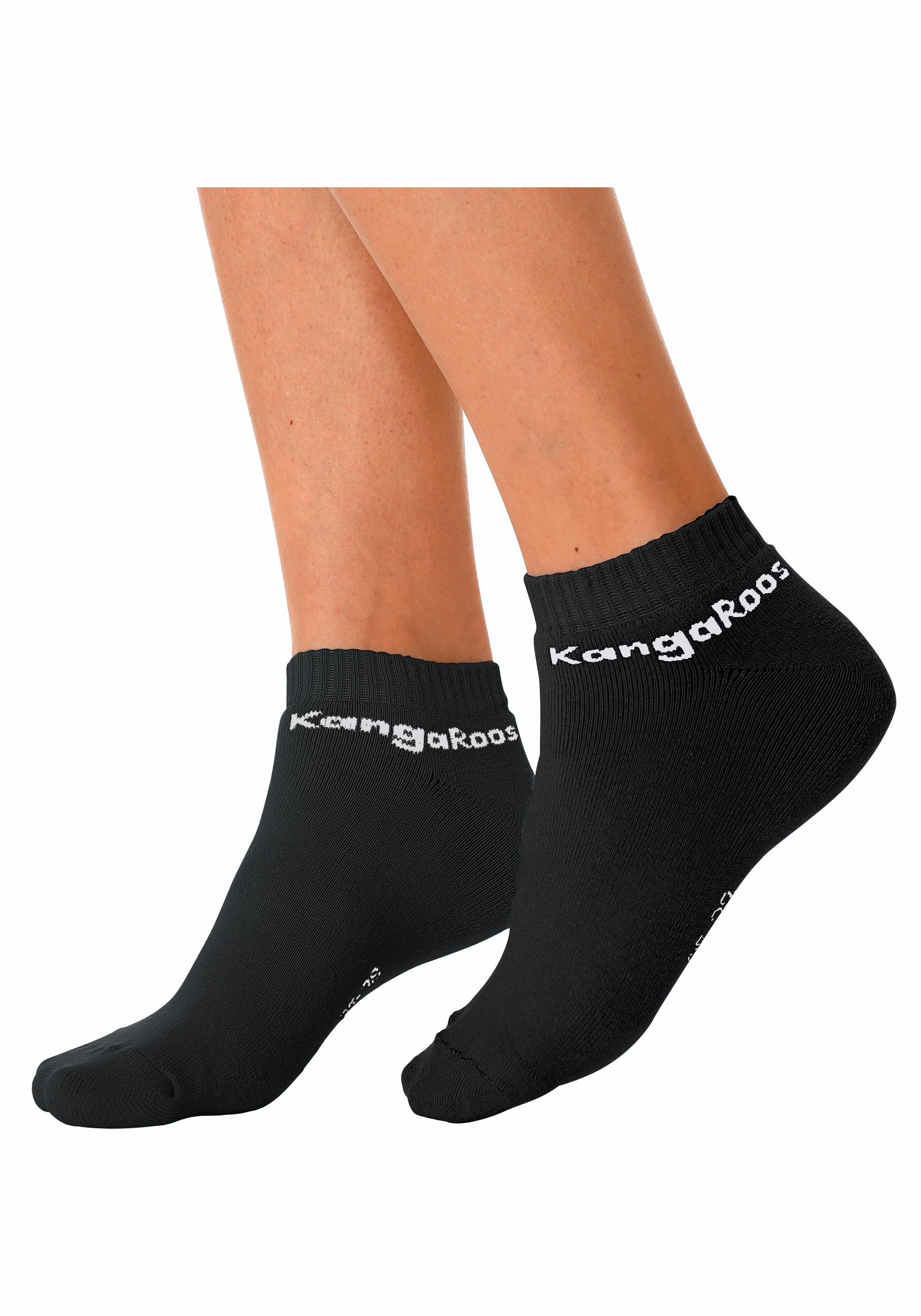 KangaROOS Sneakersocken, (Set, 6 Paar), mit Frottee innen