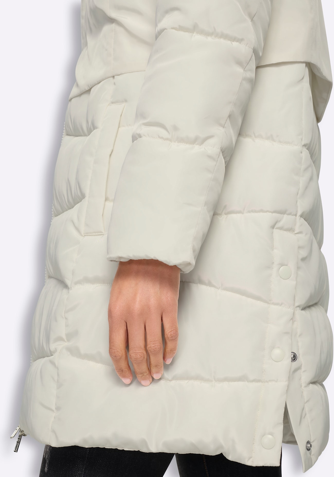 heine Veste longue avec capuche