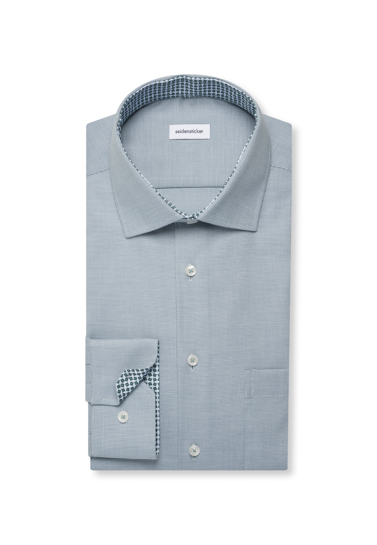 seidensticker Businesshemd »Regular« Regular 1/1 Kentkragen Struktur
