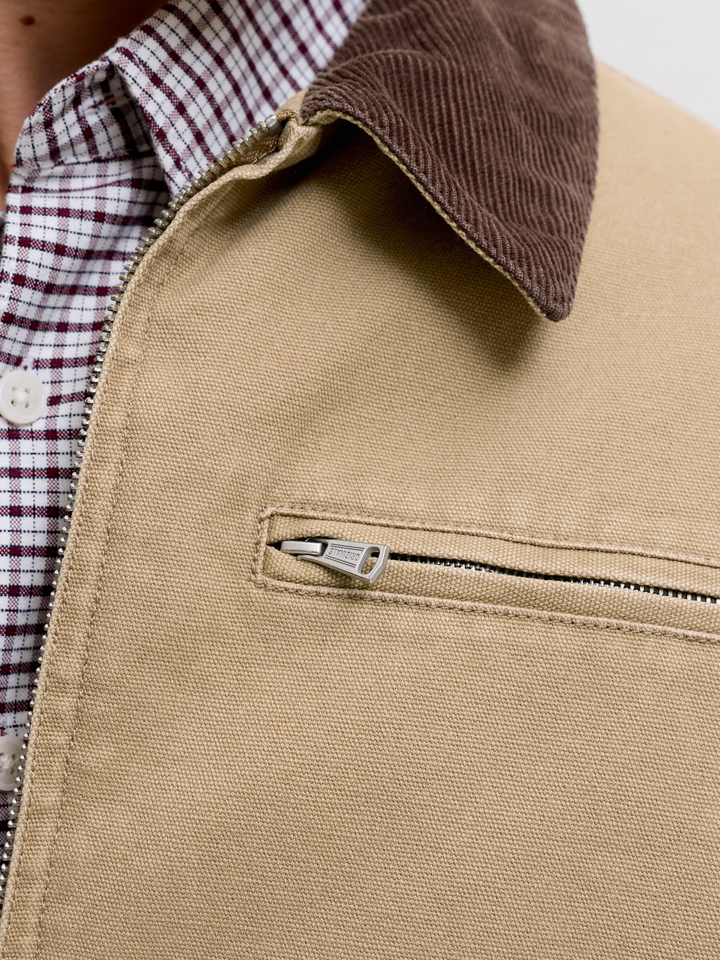 Jack & Jones Veste d'extérieur »JORCHAMBERI WORKER JACKET SN« Coton,,