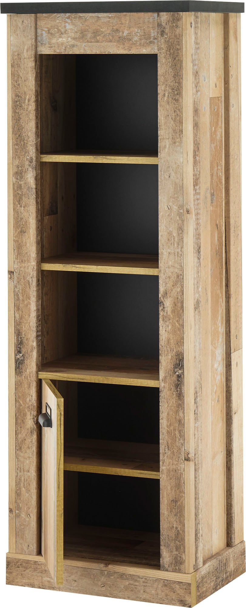 Home affaire Midischrank »SHERWOOD«, in modernem Holz Dekor, mit Apothekergriffen aus Metall, Höhe 146 cm