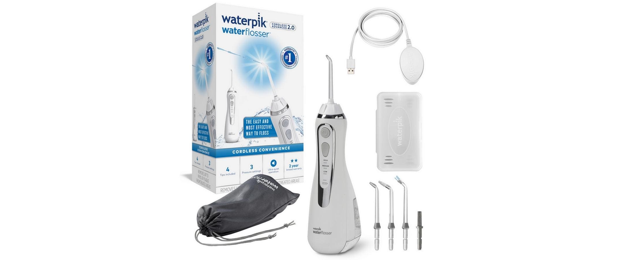 Waterpik Munddusche "WP-580E Kabellos 210 ml 3 Stufen"