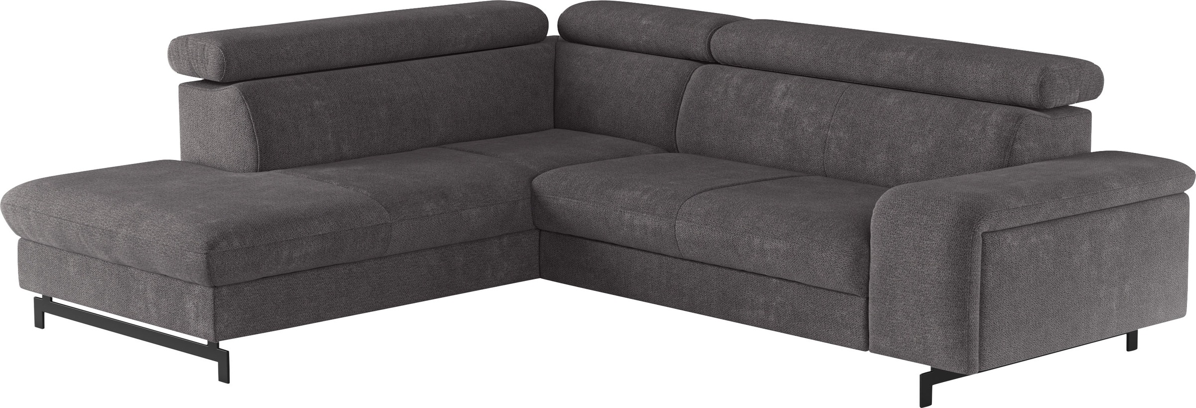 COTTA Ecksofa »Emma L-Form«, mit Kopfteilverstellung, wahlweise mit Bettfunktion & Bettkasten
