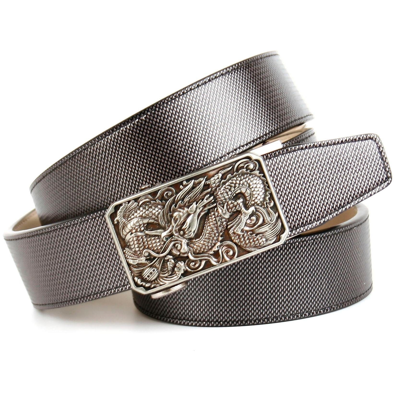 Image of Anthoni Crown Ledergürtel, Schliesse mit Drachen-Motiv bei Ackermann Versand Schweiz