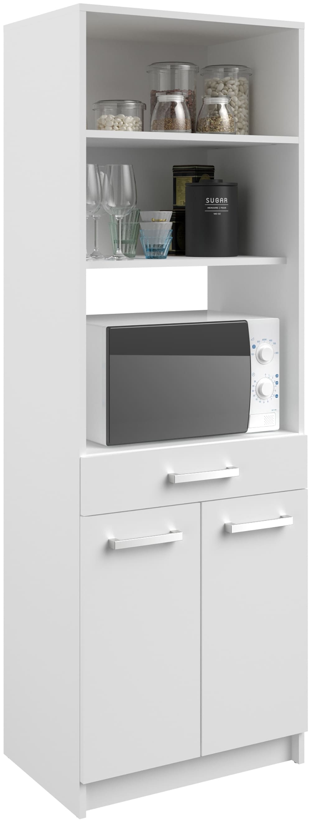 Parisot Schrank-Set »Uno 3«, (2 St., Buffet und Beistellschrank), Stauraum, vielseitg nutzbar, pflegeleicht, zeitlos