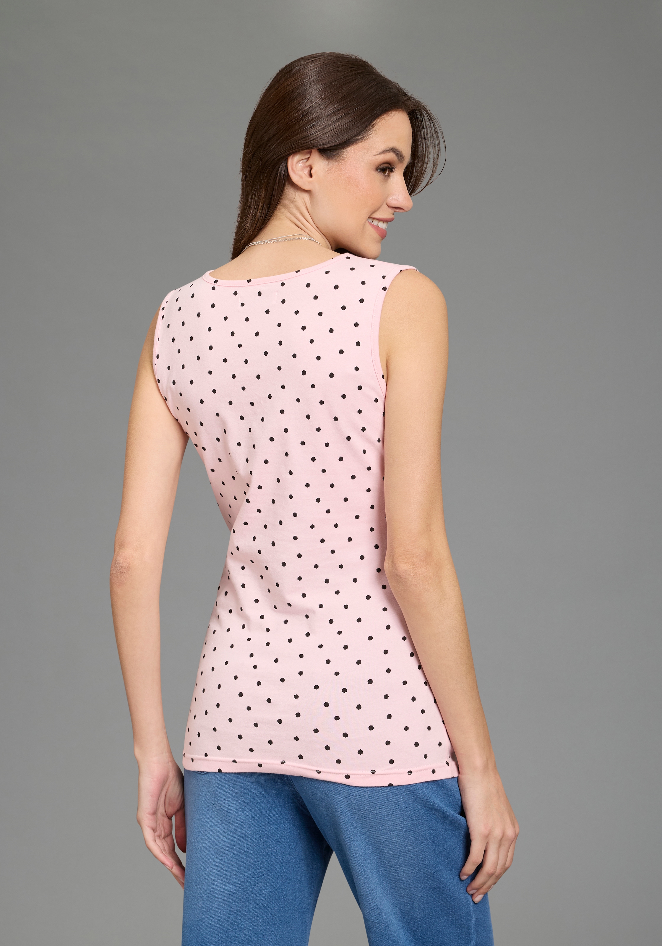 Neun Monate T-shirt de grossesse »2er Pack Umstands-Tops« Packung, 2, 2 pièces eng anliegende Passform, tiefer V-Ausschnitt mit Wickeloptik