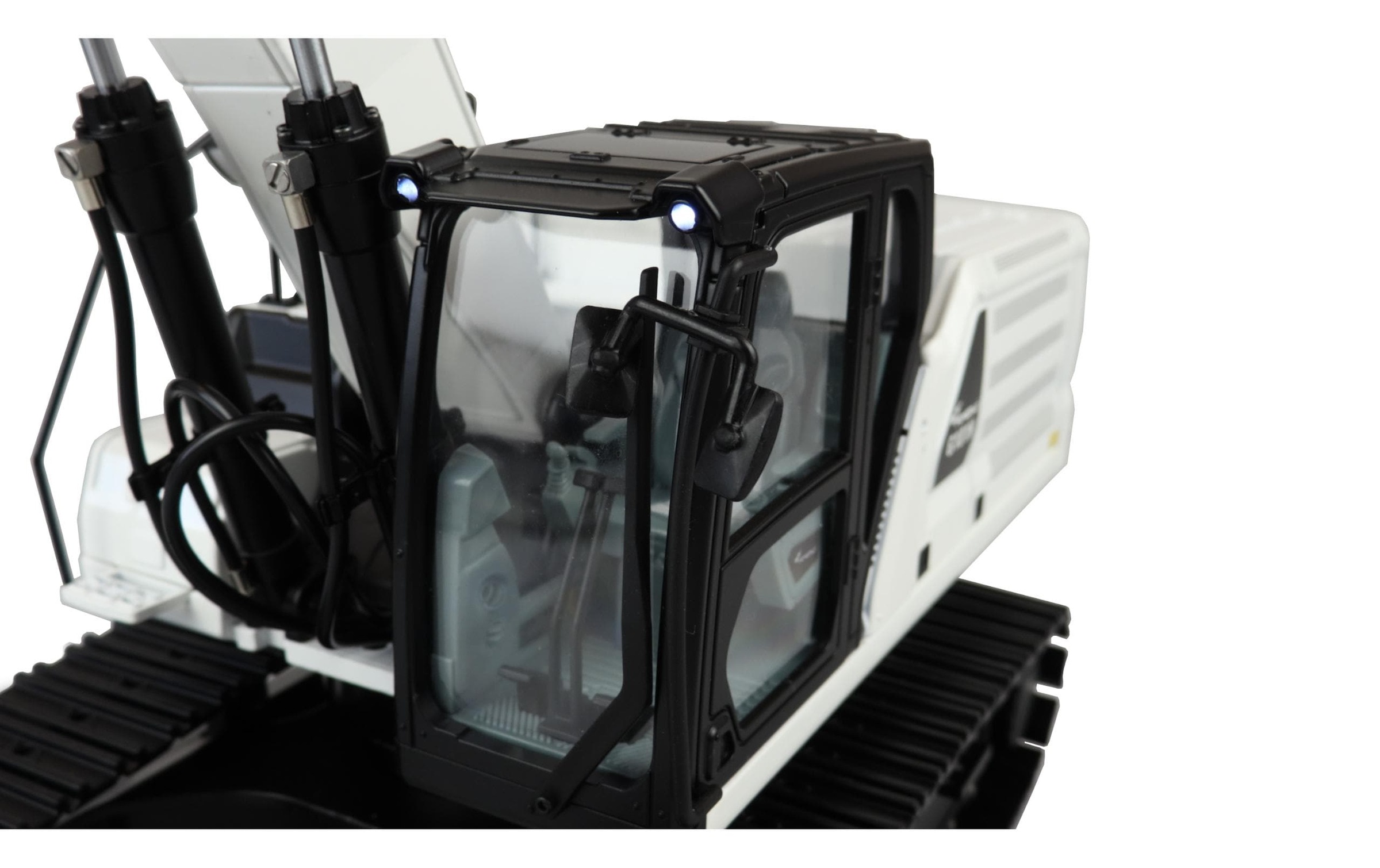 Amewi RC-Bagger »G101H, Vollmetall, Hydraulik, Weiss«