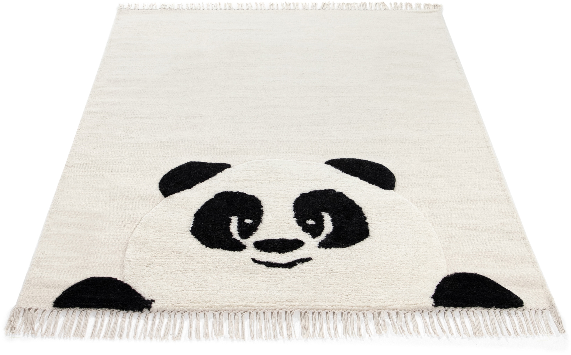 Image of carpetfine Kinderteppich "Panda" rechteckig 0,6 mm Höhe