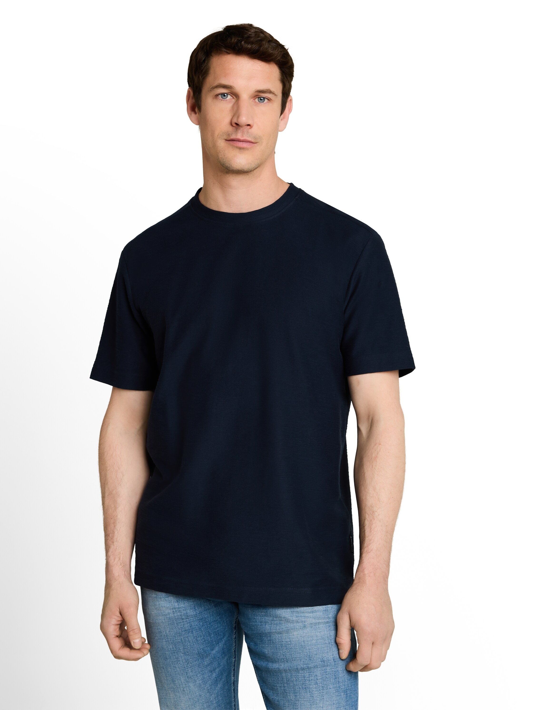 Image of TOM TAILOR Kurzarmshirt unifarben