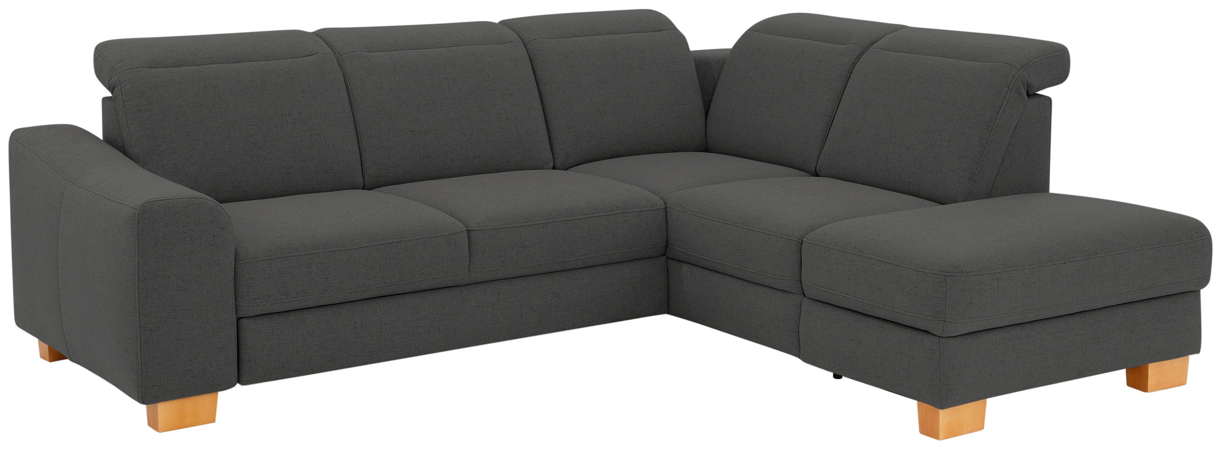 Home affaire Ecksofa »Dundee L-Form« wahlweise mit Kopfteilverstellung und zusätzlich mit Bettfunktion