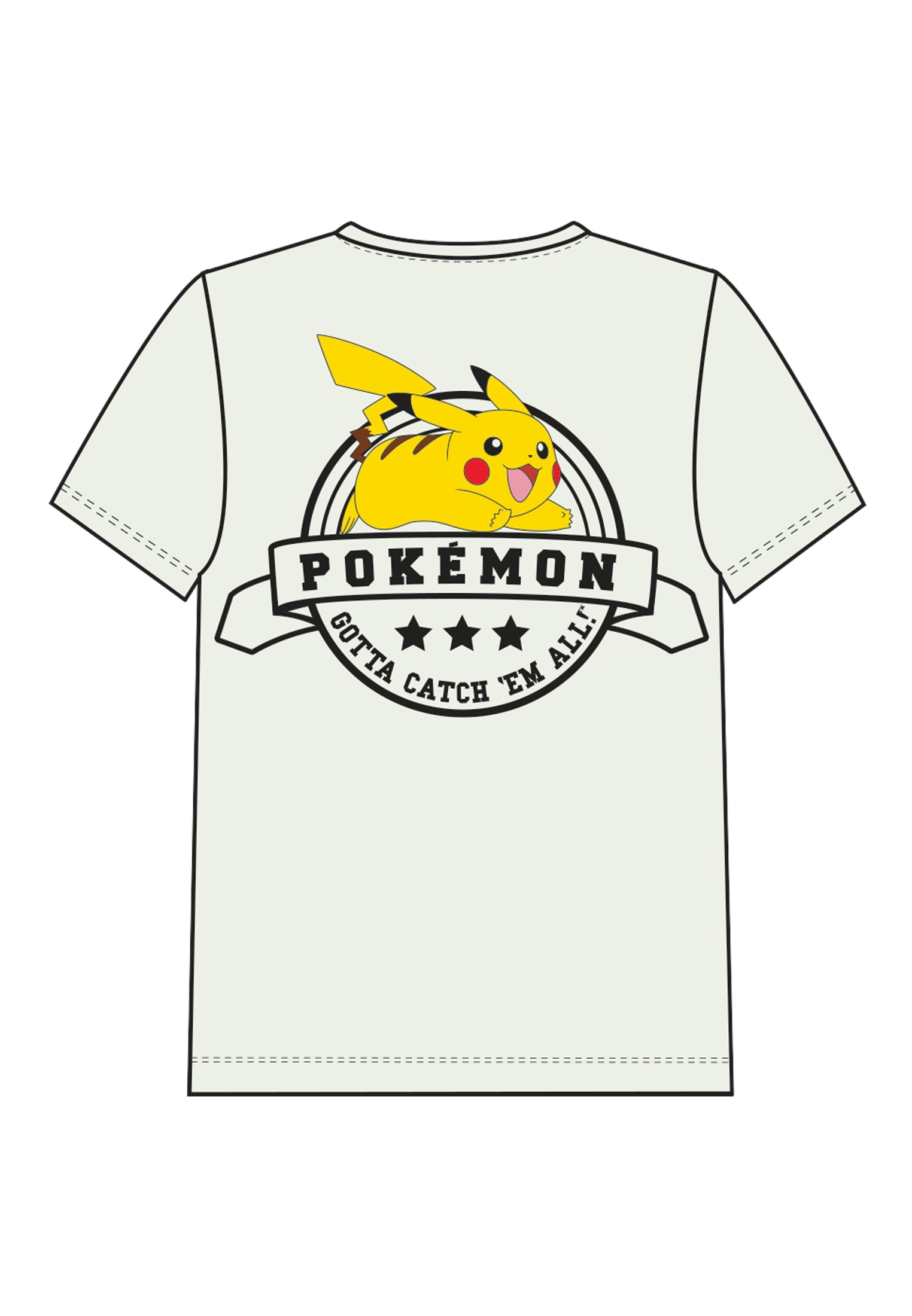 Name It T-Shirt »NKMDEX POKEMON SS NREG TOP BOX NOOS SKY«, mit tollen Pokémon-Motiven auf dem Vorder- und Rückenteil