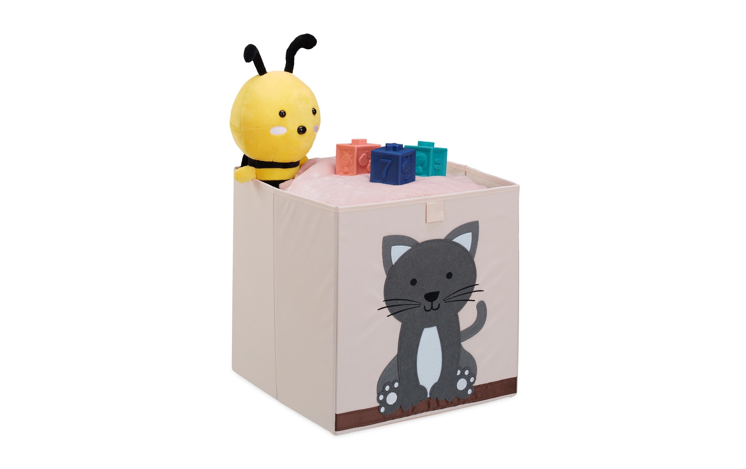 relaxdays Aufbewahrungsbox »Katze«, (1 St.)
