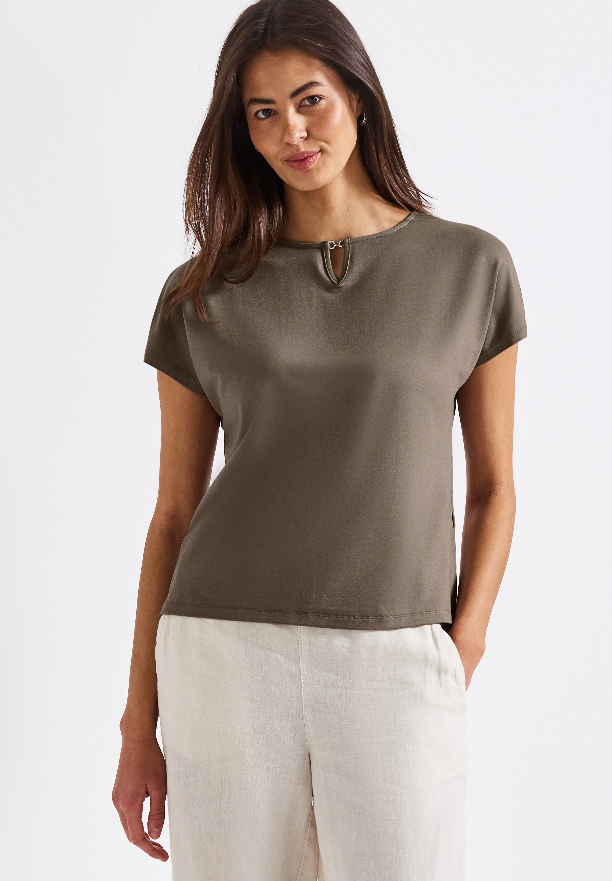 Image of STREET ONE Shirttop mit Cut-Out Detail