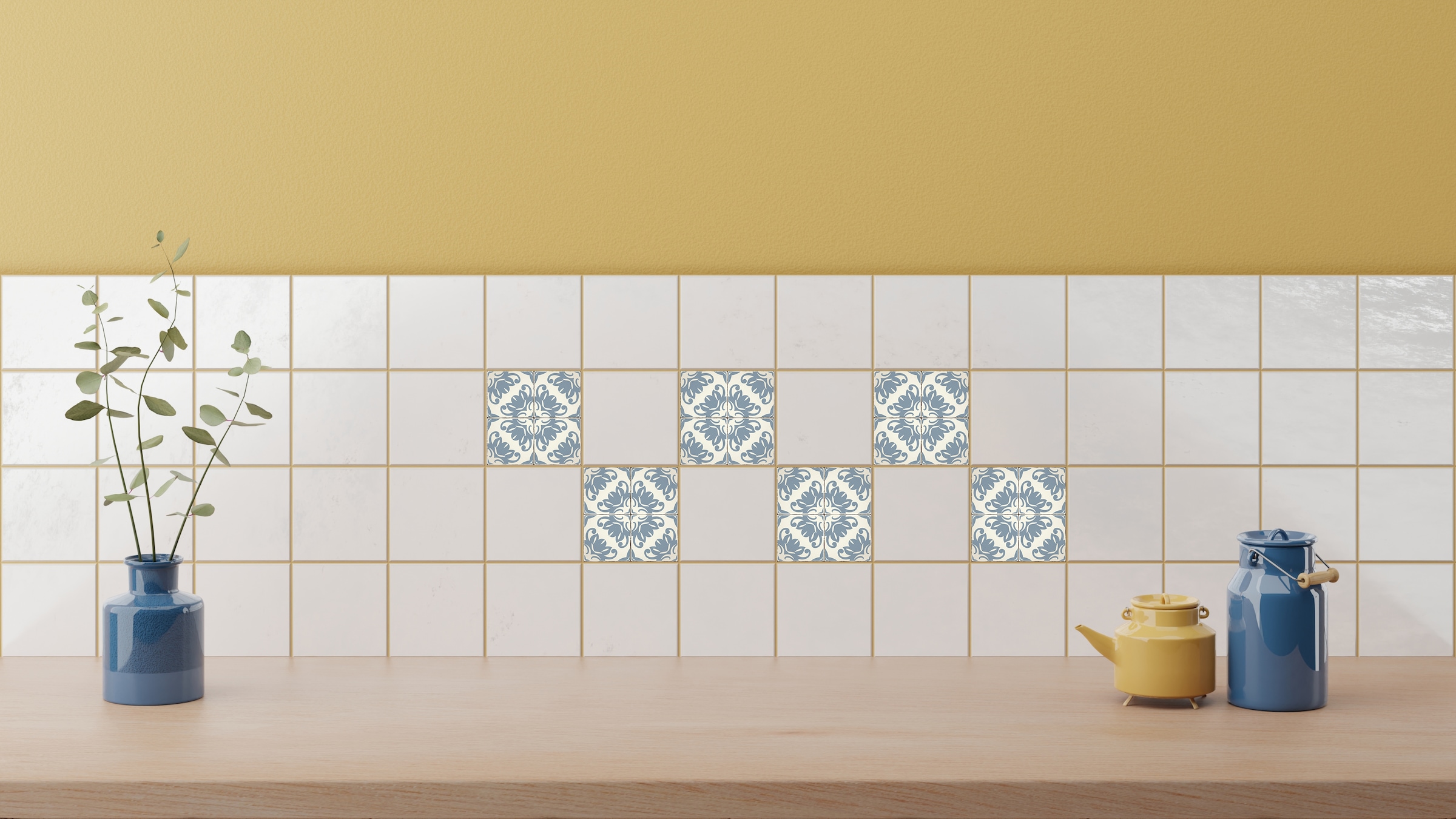 Home affaire Autocollants pour carrelage »Ornamente« Stickerfliesen, selbstklebend, Sticker, 12er Set