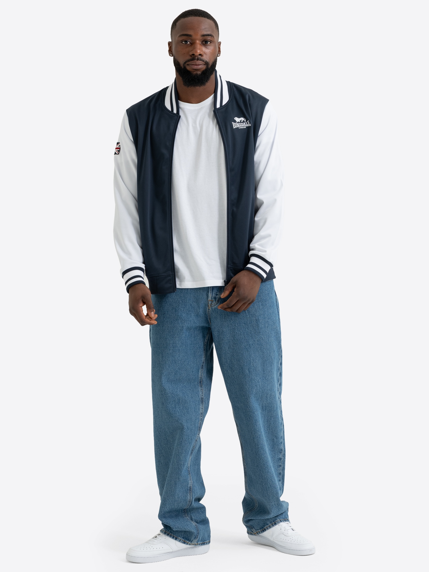 Lonsdale Veste d'entraînement »ELTHAM« avec fermeture éclair, en polyester, coupe normale,
