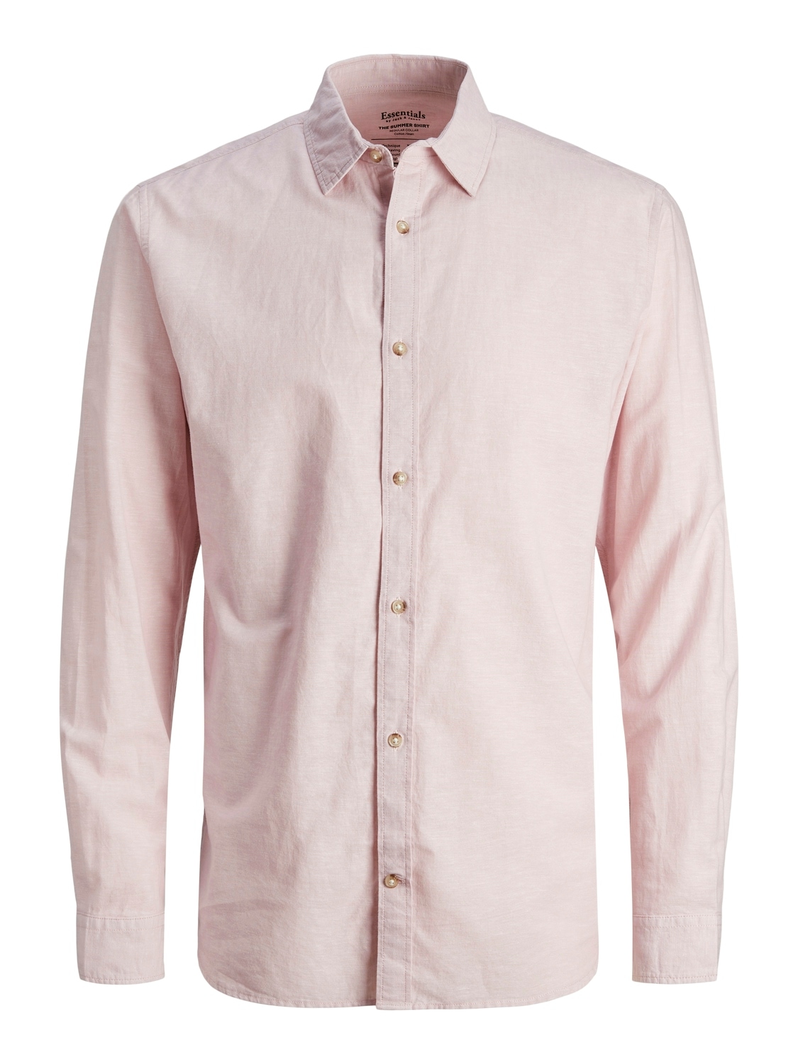 Jack & Jones Langarmhemd »JJESUMMER LINEN BLEND SHIRT LS SN«