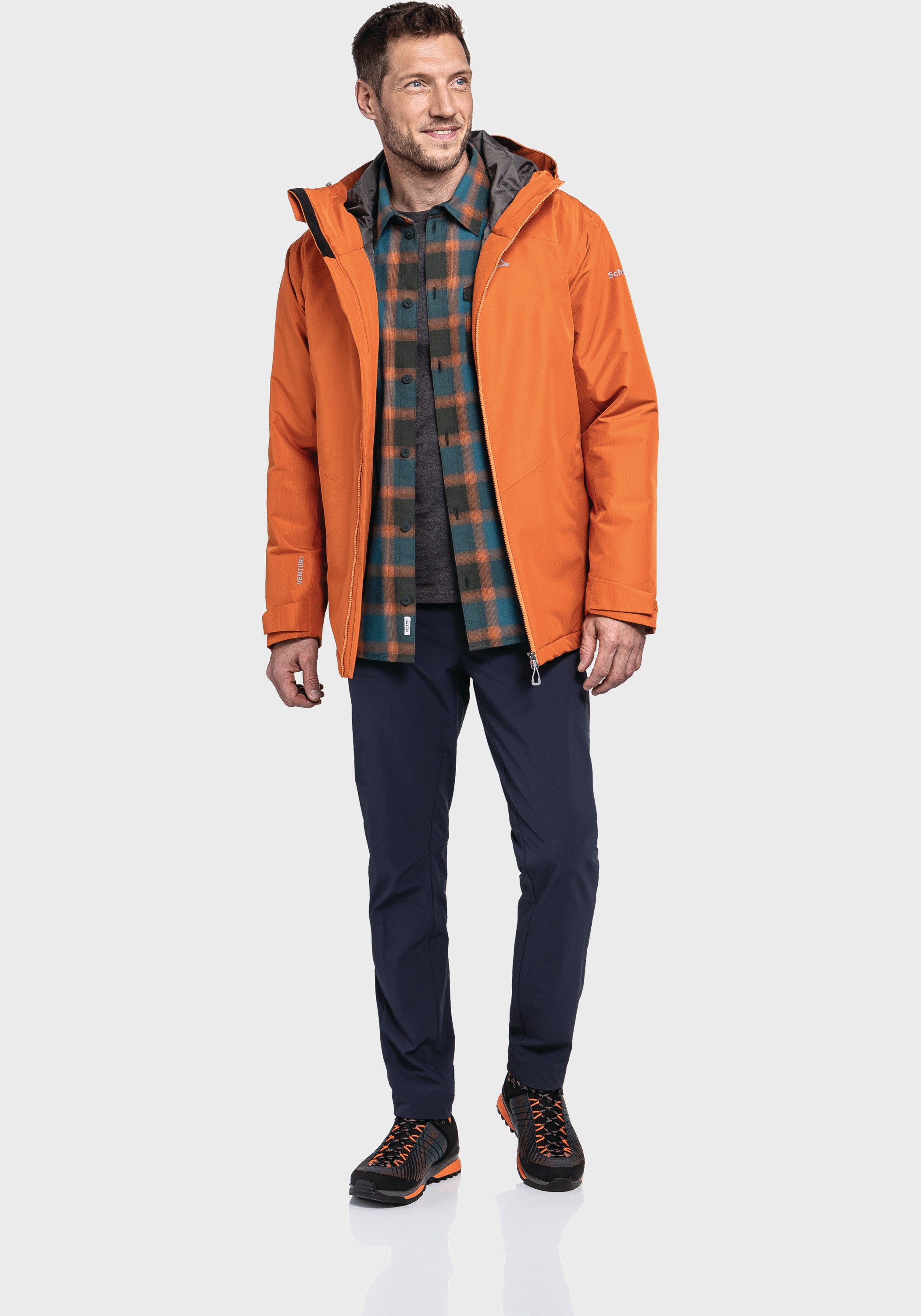 Schöffel Veste d'extérieur »Hiking Ins Jacket Style Wildkar MNS« mit Kapuze