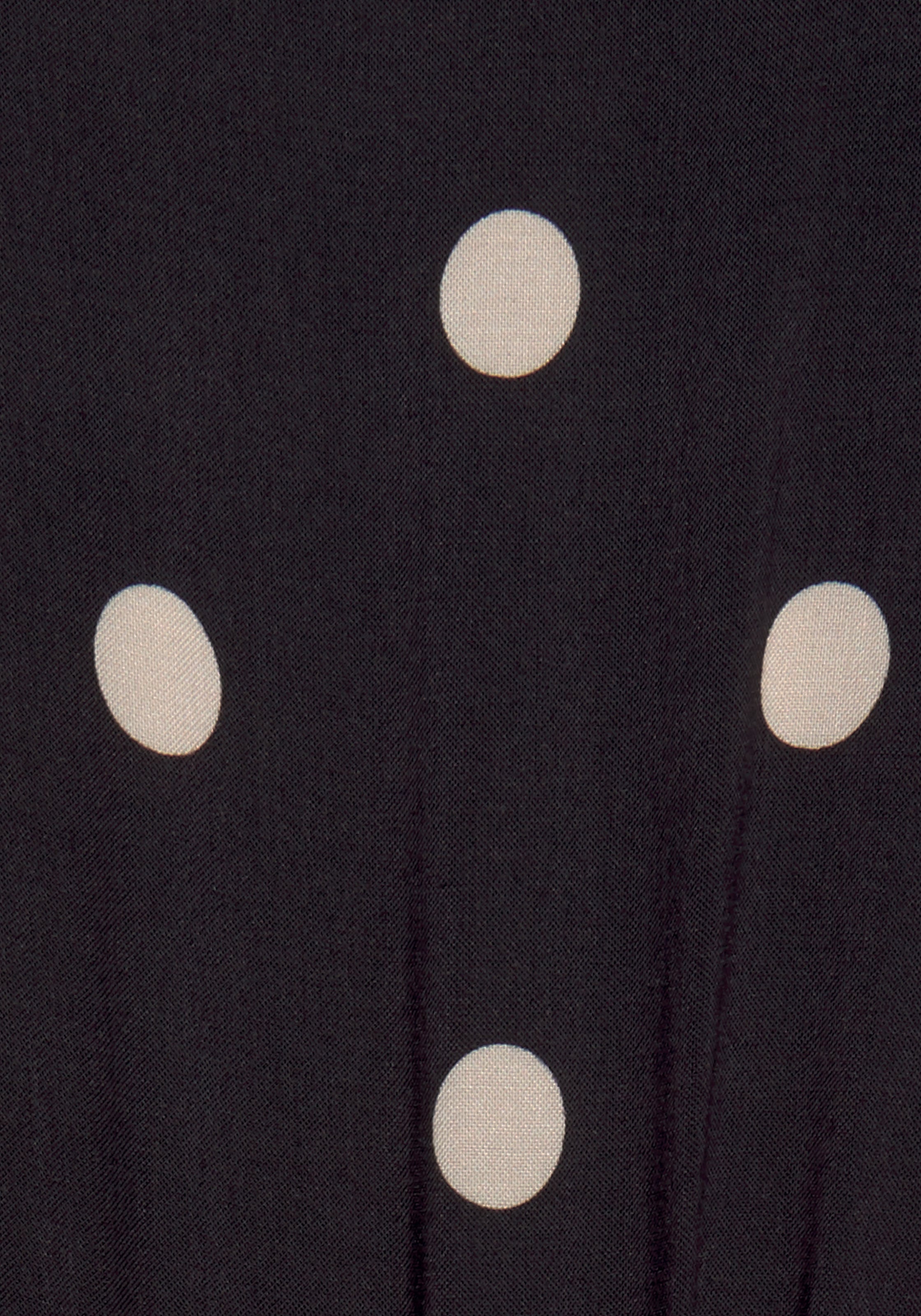 LASCANA Midikleid, (mit Gürtel), mit Punktedruck und Taschen, Sommerkleid