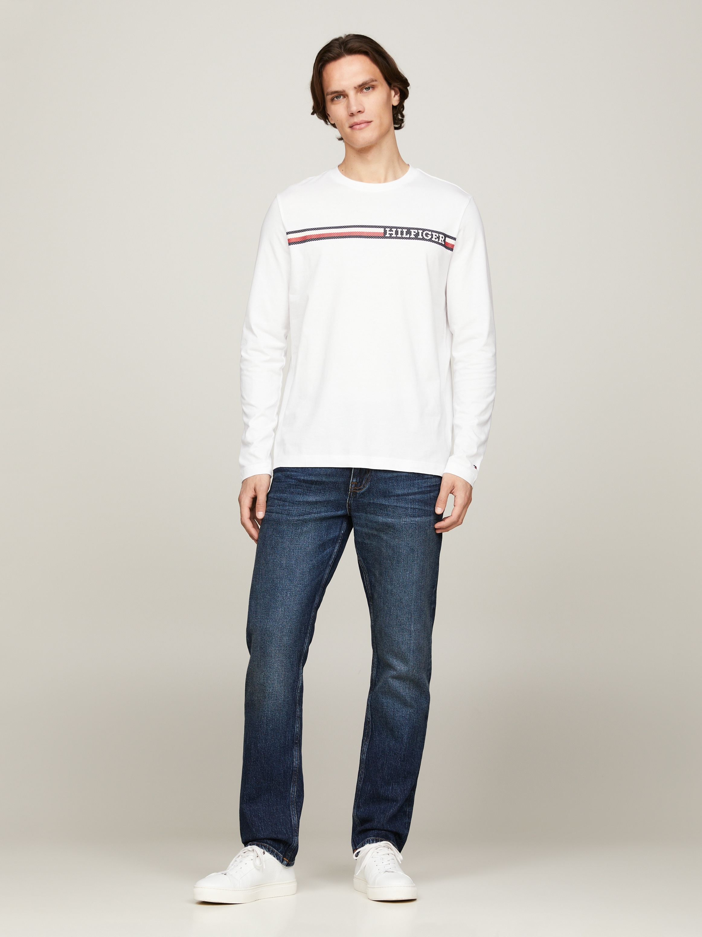 Tommy Hilfiger Longsleeve »CHEST STRIPE LS TEE«