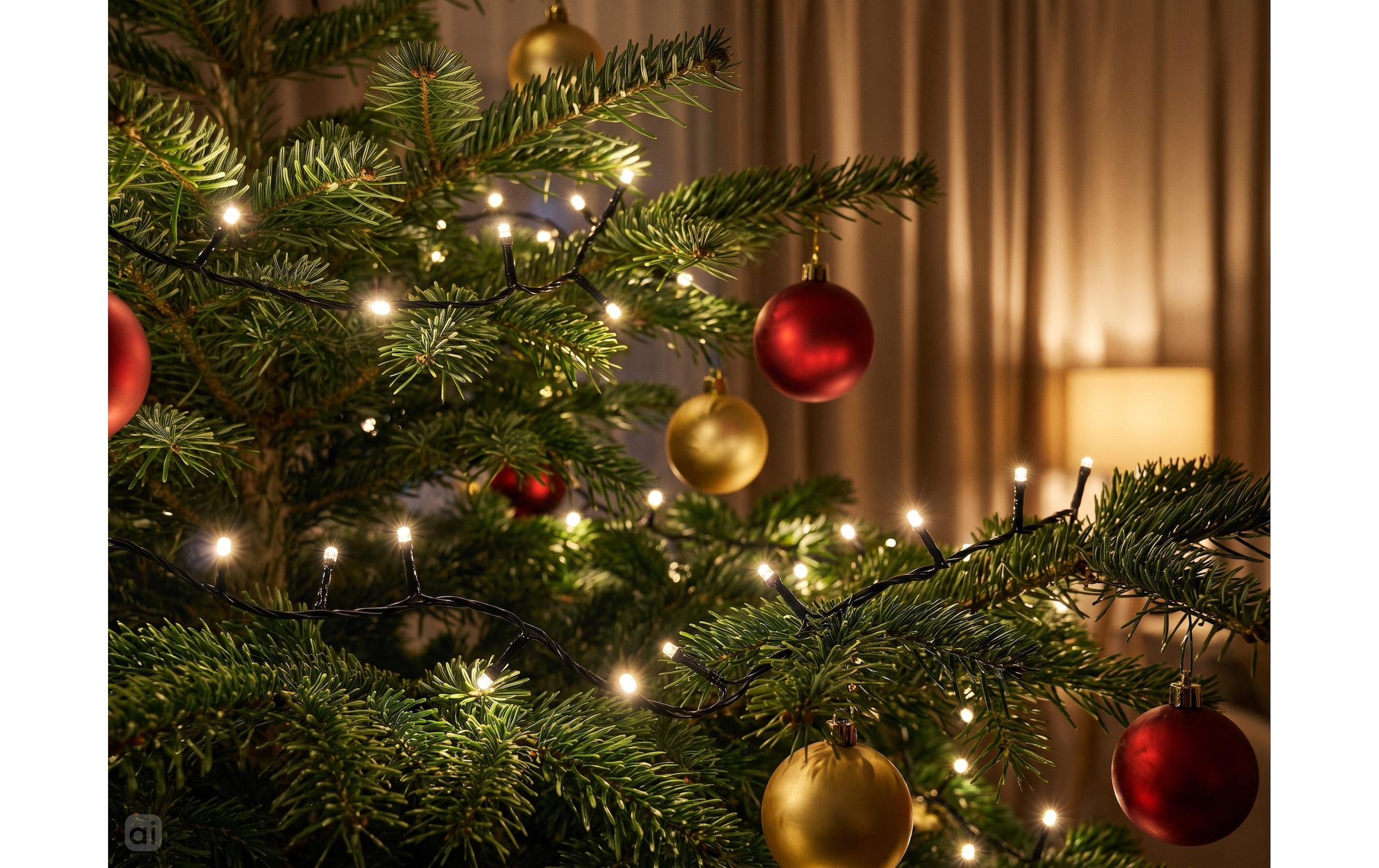 Cocon Lichterkette »Christbaumbeleuchtung, 1000 LEDs Warmweiss, 25 m«