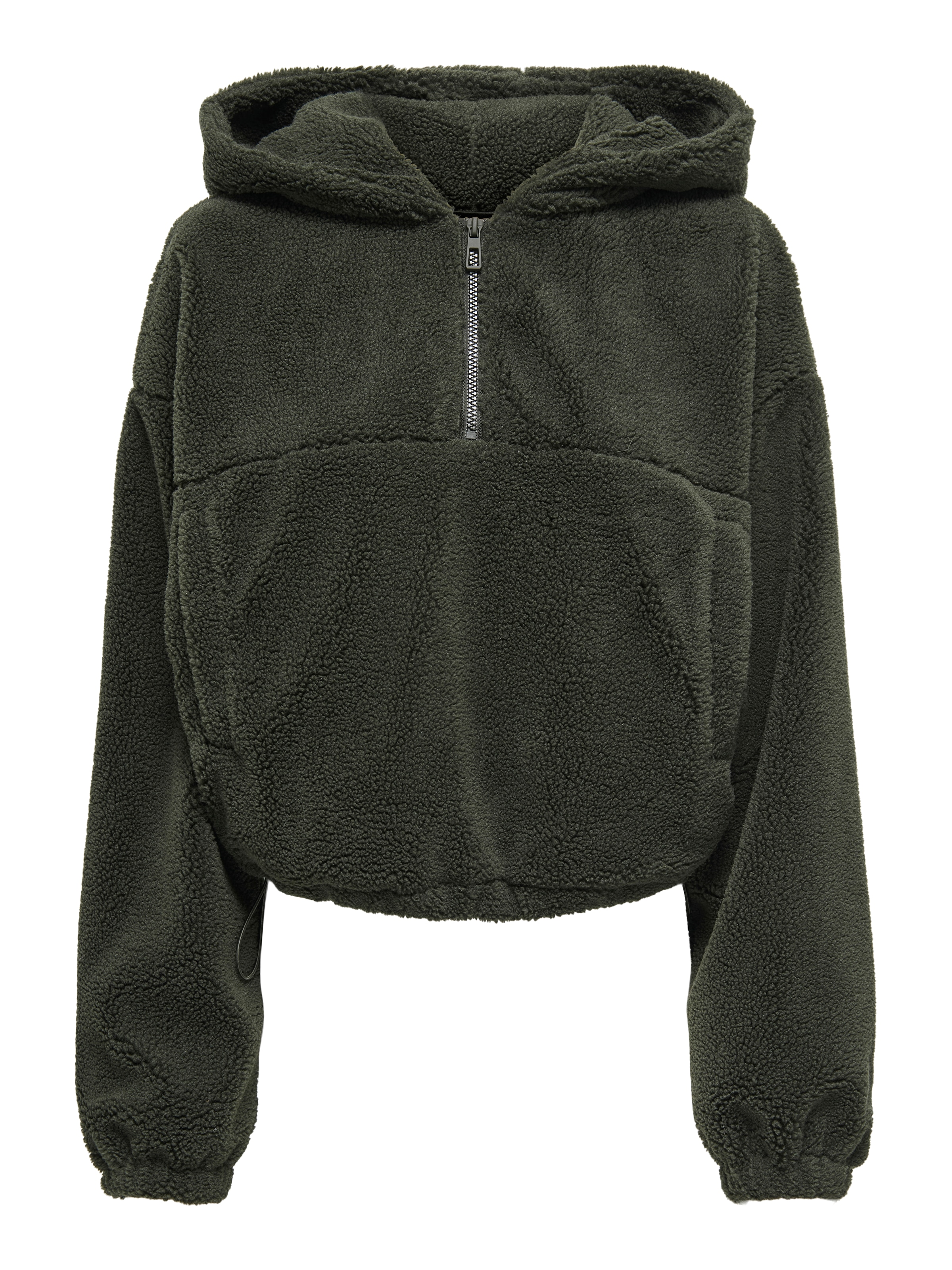 ONLY Fleecejacke »ONLSIENA TEDDY ANORAK LIFE CC OTW«, mit Kapuze