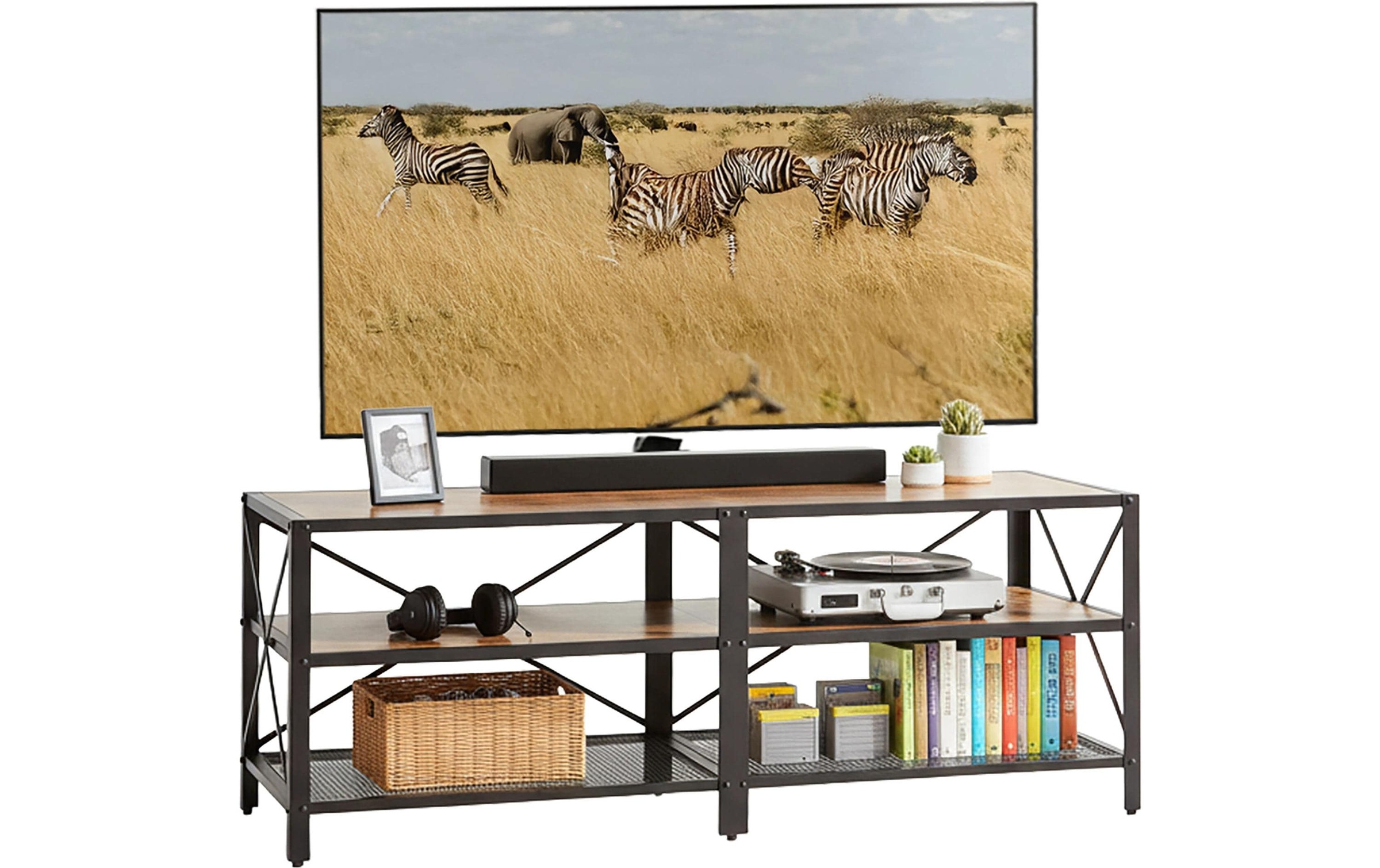 Image of relaxdays TV-Board "für 60 Zoll TV 52 x 140 cm"