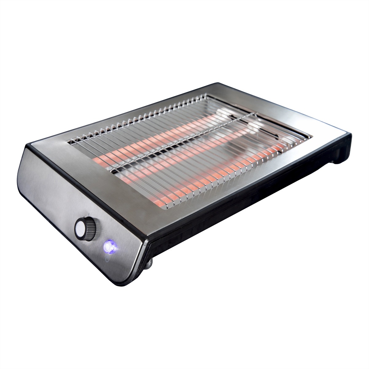 Toaster »Gastronoma Toaster 18140002, electr. Timer, schwarz/silber, 900W«