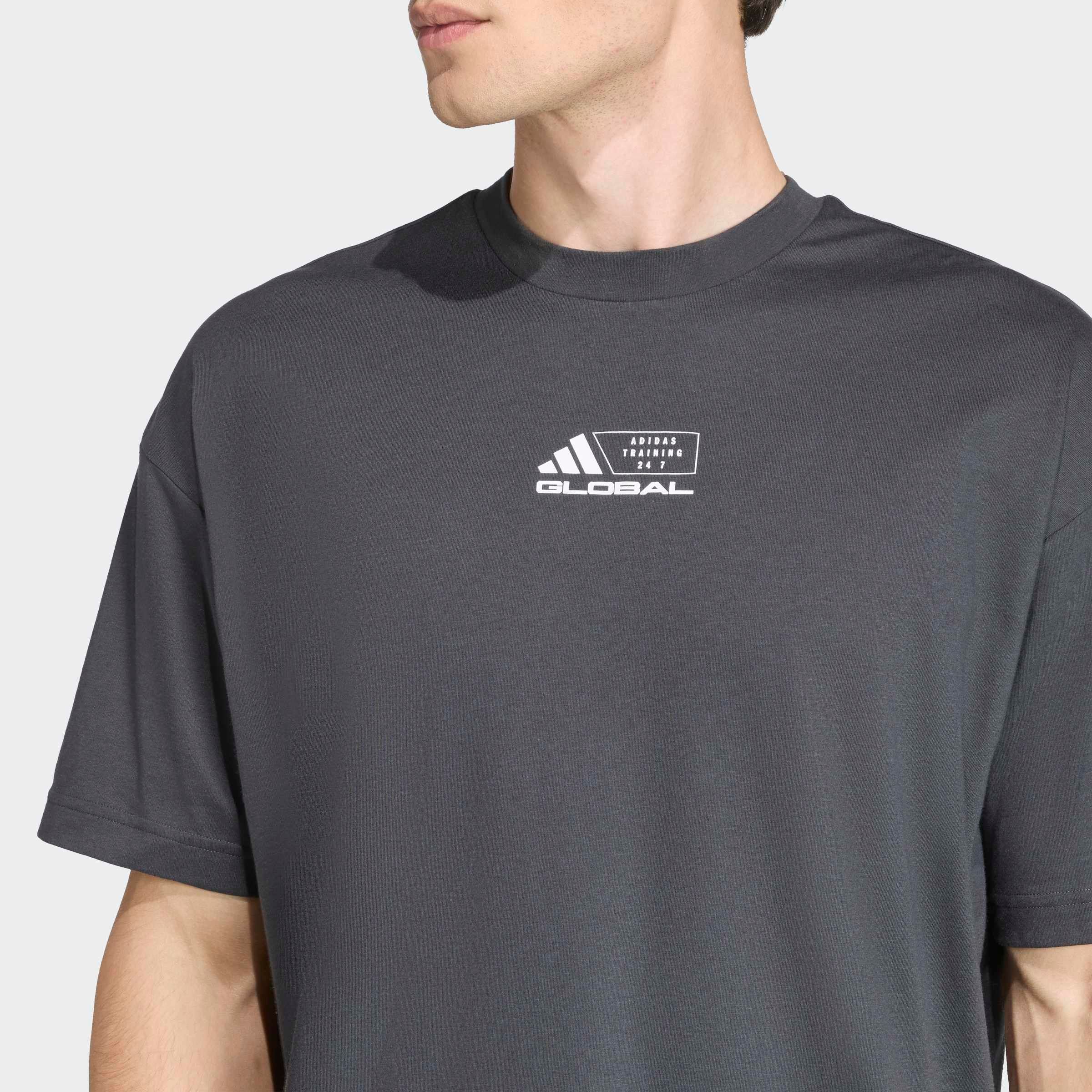 adidas Performance T-Shirt »GFX TEE GLOB Q4«