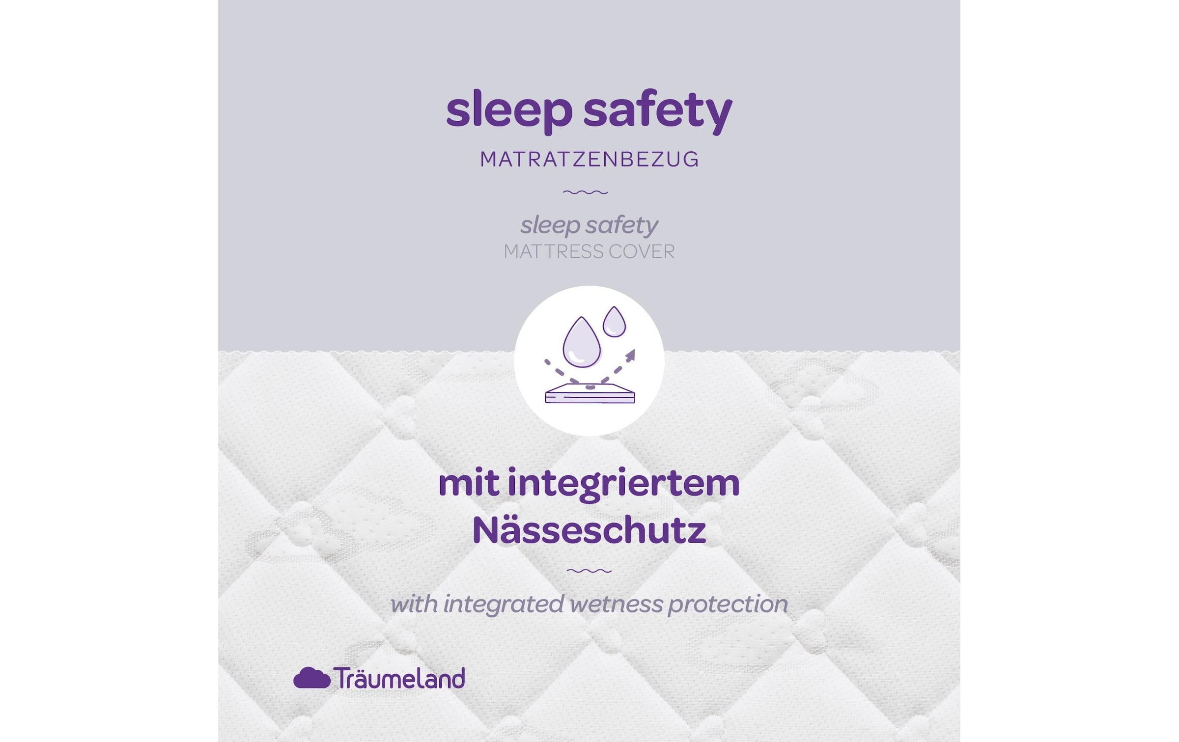 Träumeland Babymatratze »Kleine Matratze Brise Light, 42x80, 43x85cm und weitere Grössen« 6 cm hoch 1 Stk. tlg. Matratze, abgerundet, Allergiker geeignet (Hausstauballergiker)