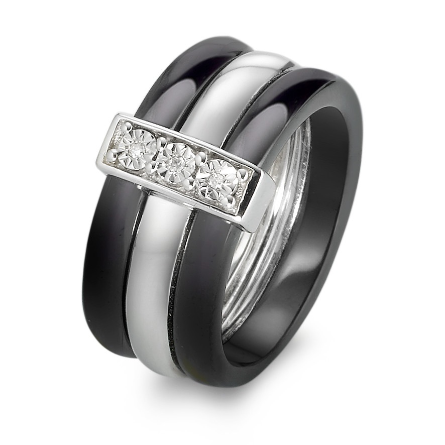 Ring 925 und Keramik