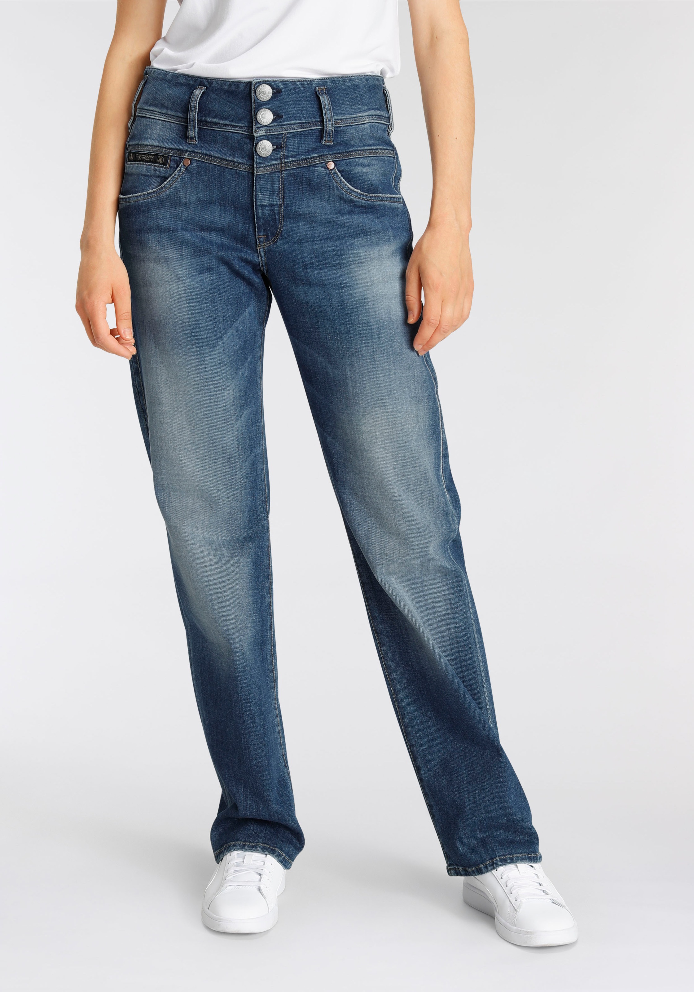 Image of Herrlicher Boyfriend-Jeans »RAYA BOY STRAIGHT ORGANIC CASHMERE TOUCH«, High Waisted bei Ackermann Versand Schweiz