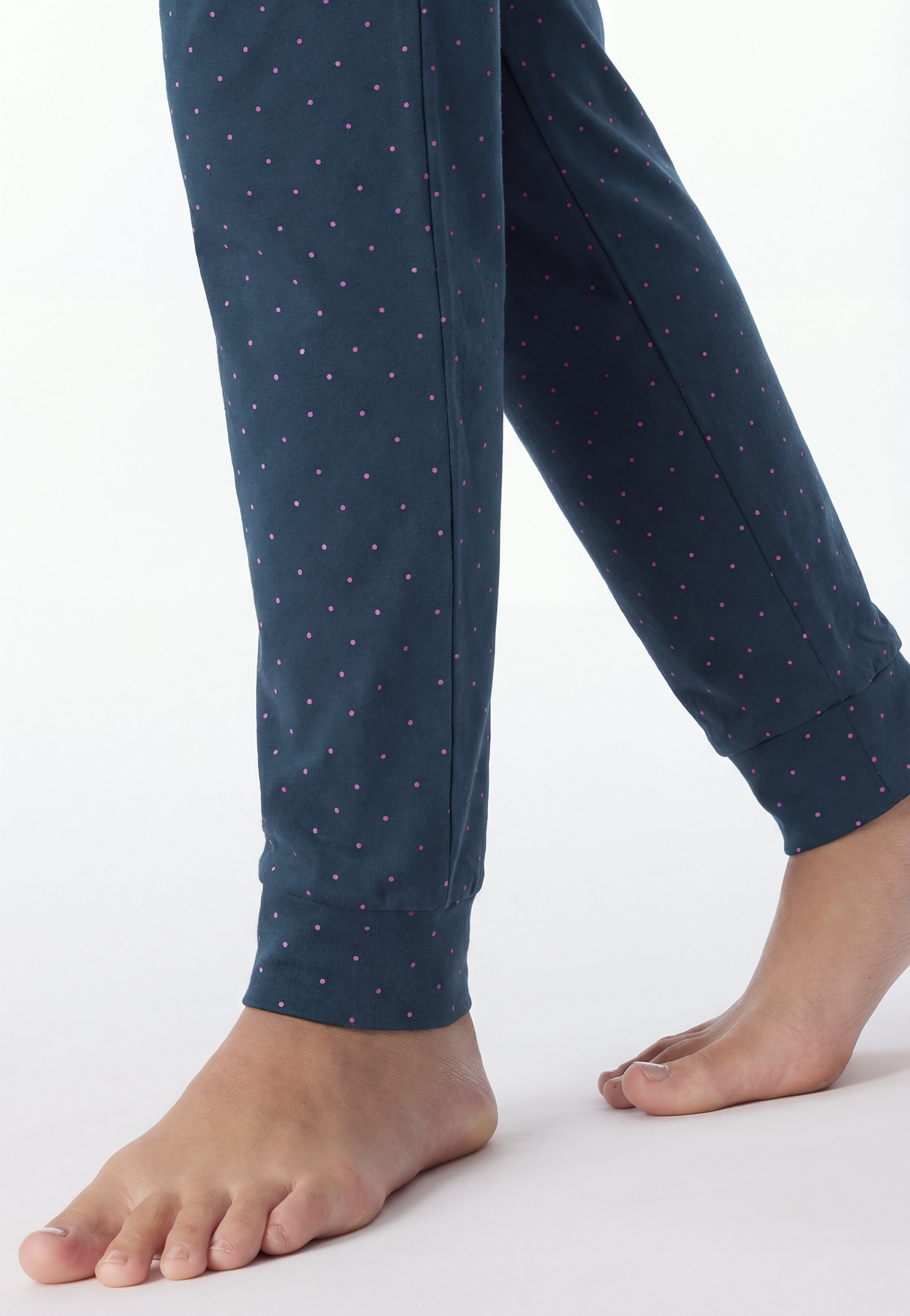 Schiesser Schlafanzug »Casual Essentials« 2tlg., 2 mit eingefasster, runder Halsausschnitt