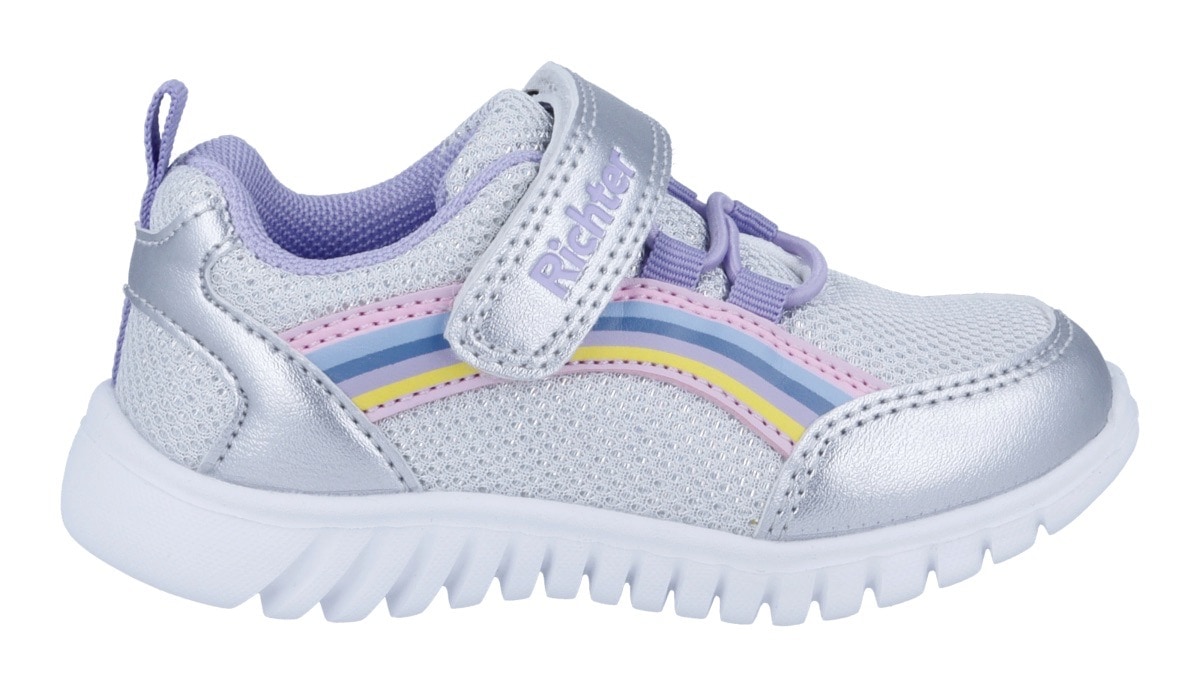 Richter Slip-On Sneaker »Wallaby«  Klettschuh mit Regenbogen-Motiv, Grössenschablone zum Download