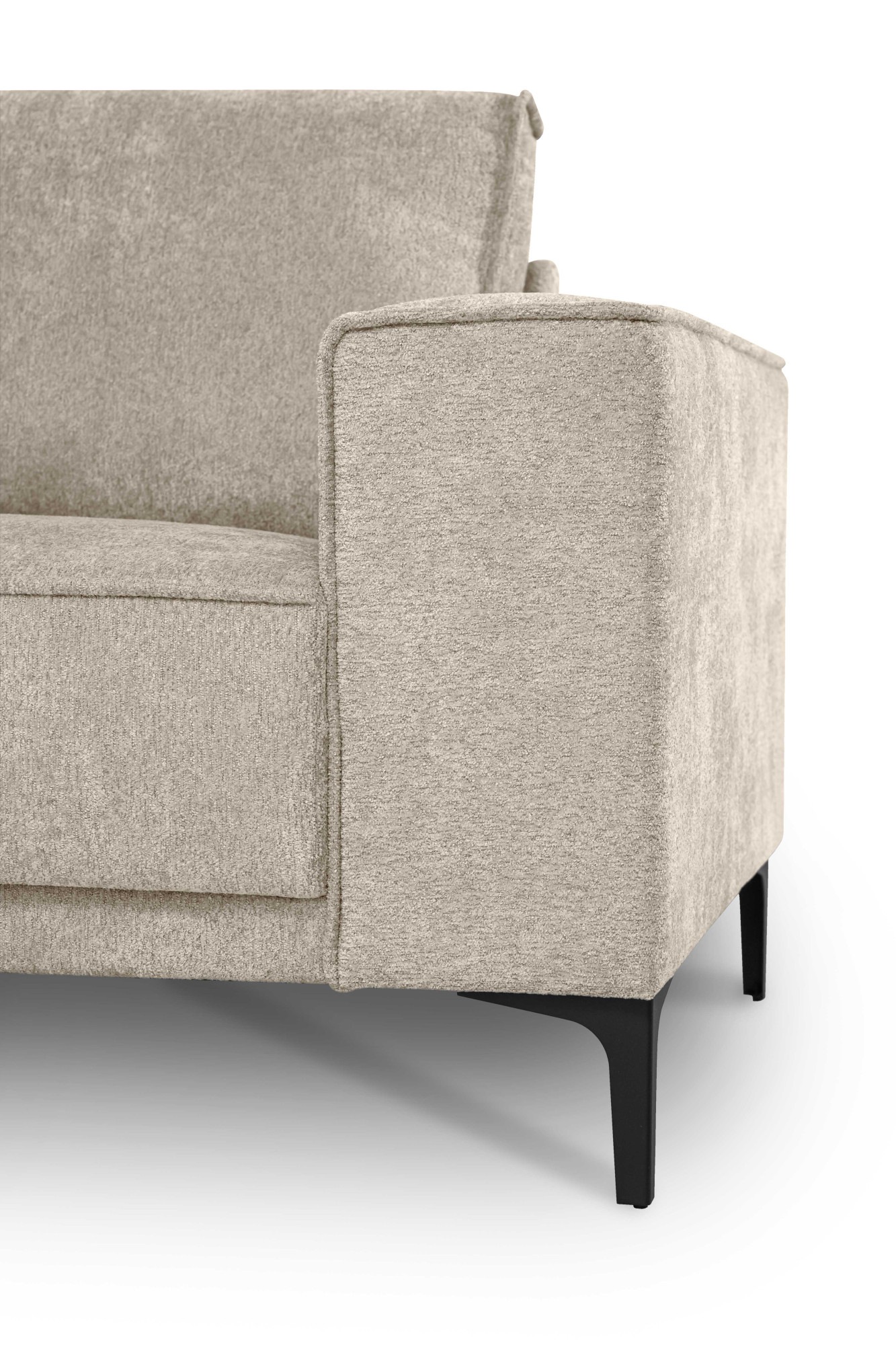 Home affaire Wohnlandschaft »OLAND Bouclé U-Form, XXL, B: 342 cm, Skandi-Design« Skandi-Design in Struktur, Flachgewebe, Luxus-Microfaser, Boucle