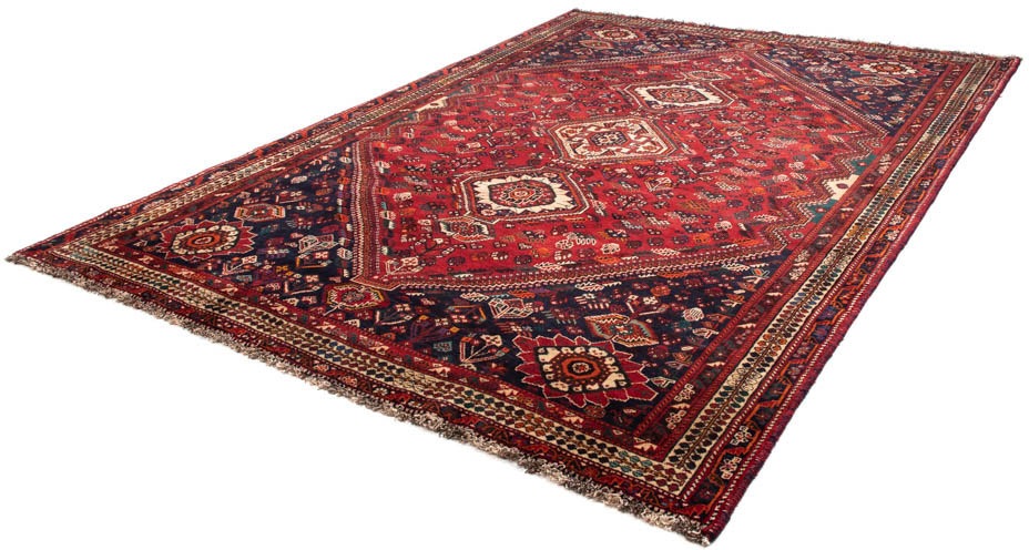 Image of morgenland Orientteppich »Perser - Nomadic - 319 x 221 cm - dunkelrot«, rechteckig, 10 mm Höhe, Wohnzimmer, Handgeknüpft, Einzelstück mit Zertifikat bei Ackermann Versand Schweiz