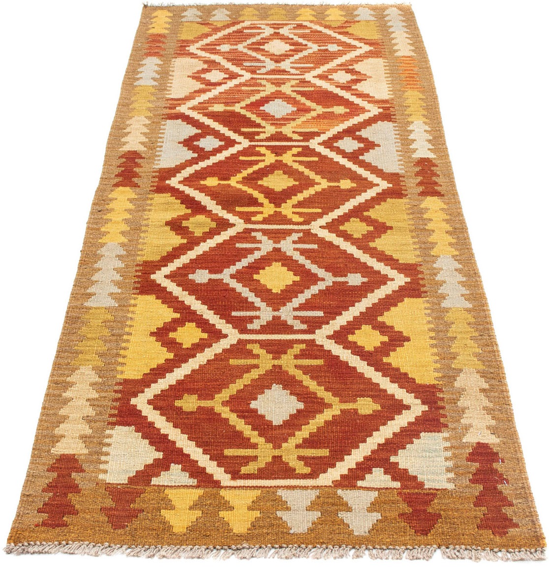 Image of morgenland Läufer »Kelim Medaillon Ruggine 206 x 73 cm«, rechteckig, 0,4 mm Höhe, OrientOptik bei Ackermann Versand Schweiz